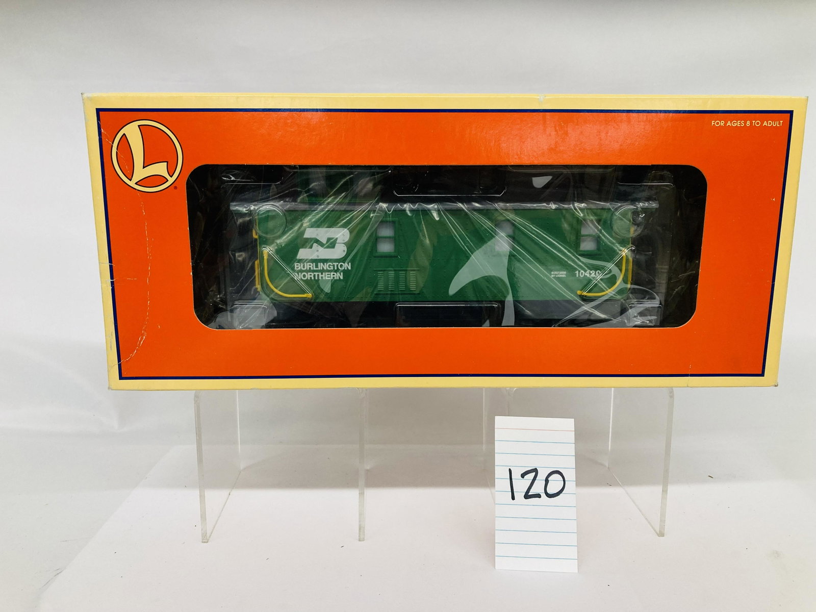 Lionel 17625 BN Steel Side Caboose w/ OB: Lionel 17625 BN Steel Side Caboose w/ OB, C10