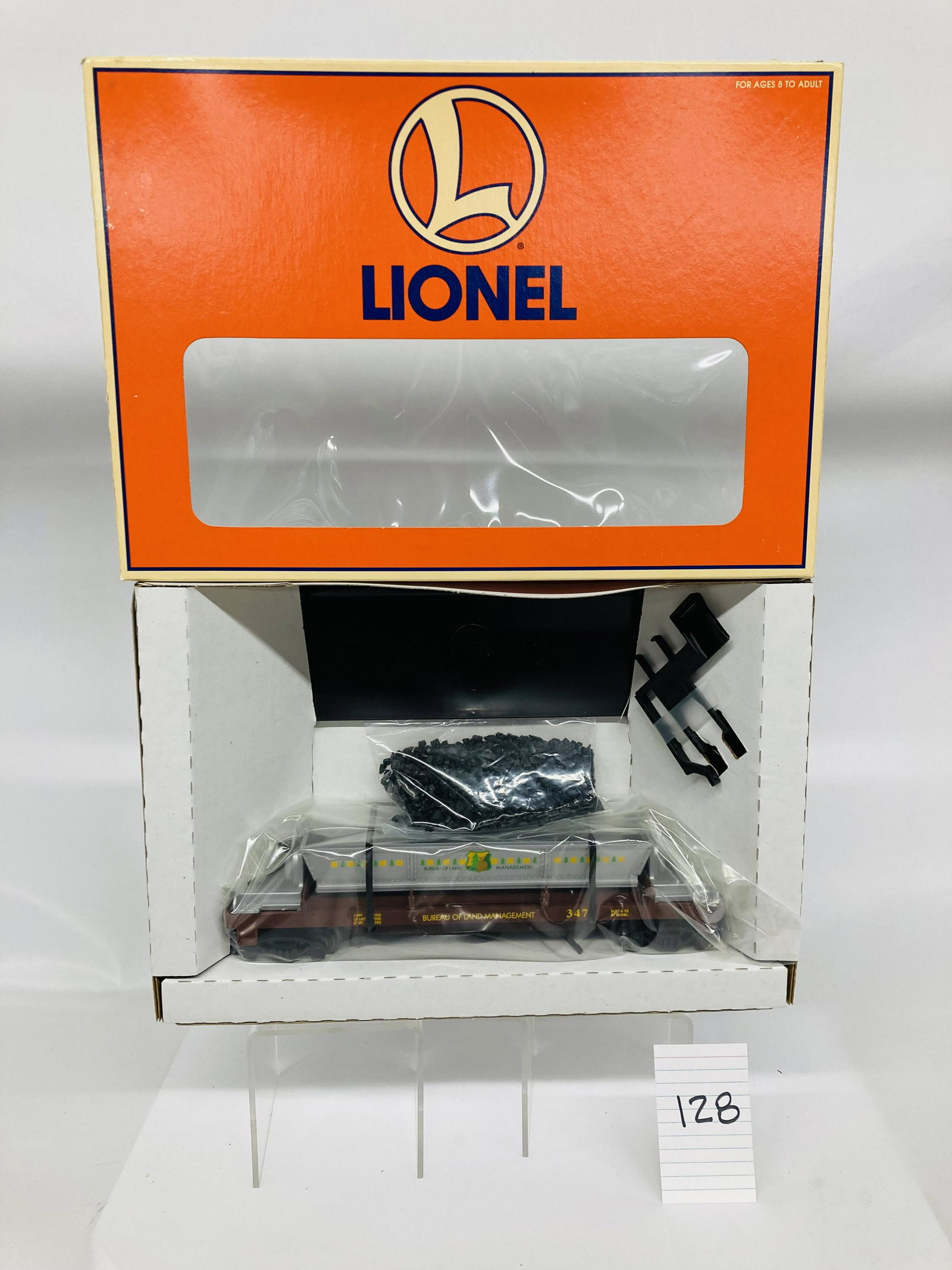 Lionel 16766 Bureau of Land Management Operating Ore Car w/ OB: Lionel 16766 Bureau of Land Management Operating Ore Car w/ OB,C10