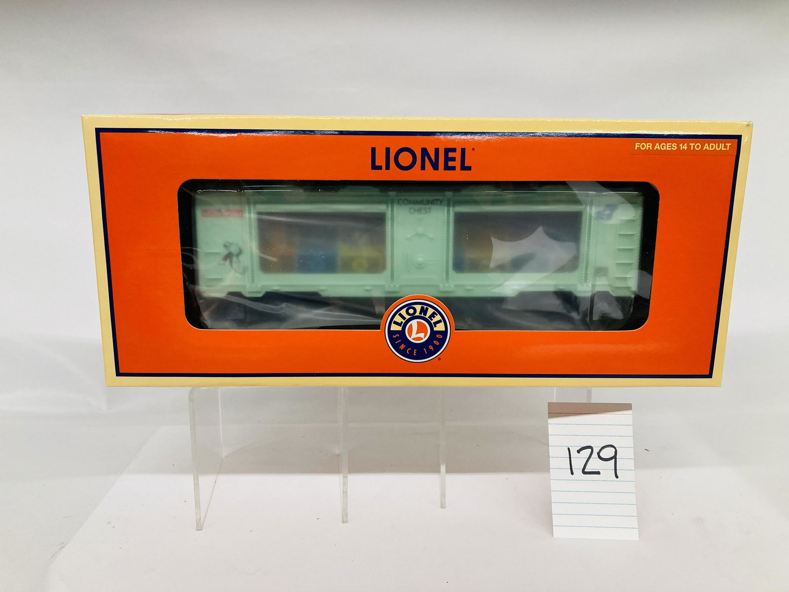 Lionel 29624 Monopoly Mint Car w/ OB: Lionel 29624 Monopoly Mint Car w/ OB