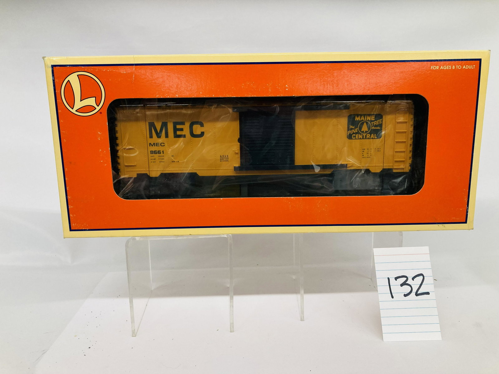 Lionel 29265 Maine Central 6565 Boxcar w/ OB: Lionel 29265 Maine Central 6565 Boxcar w/ OB, C10