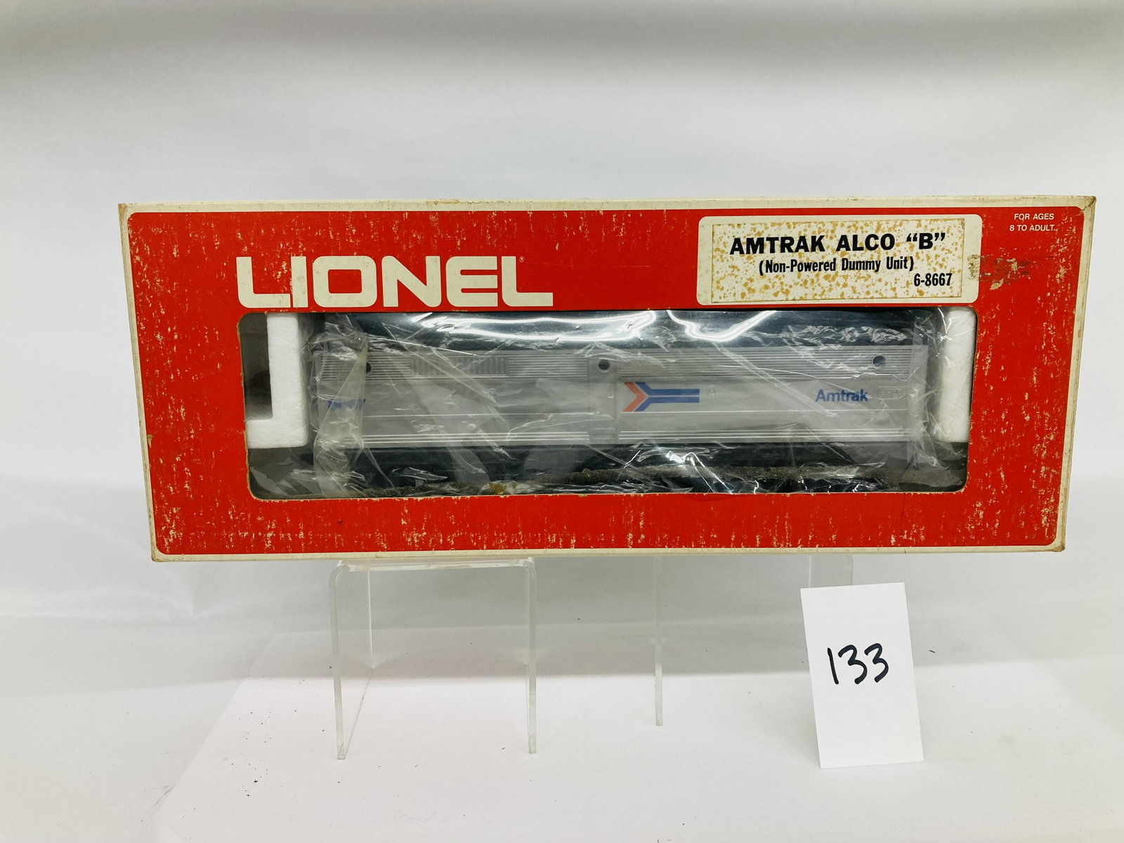 Lionel 8667 Amtrak Alco Dummy Diesel "B" Unit w/ OB: Lionel 8667 Amtrak Alco Dummy Diesel "B" Unit w/ OB, C9