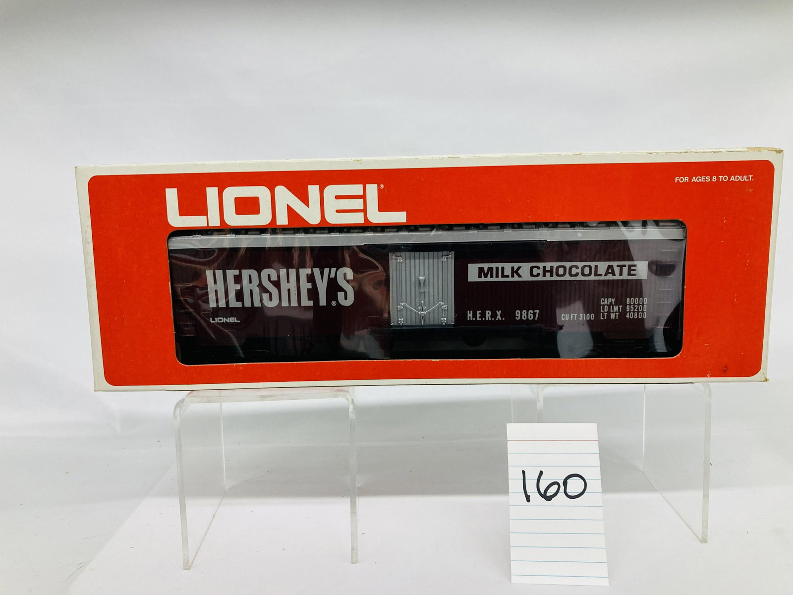 Lionel 9867 Hershey Billboard Reefer w/ OB: Lionel 9867 Hershey Billboard Reefer w/ OB, C9