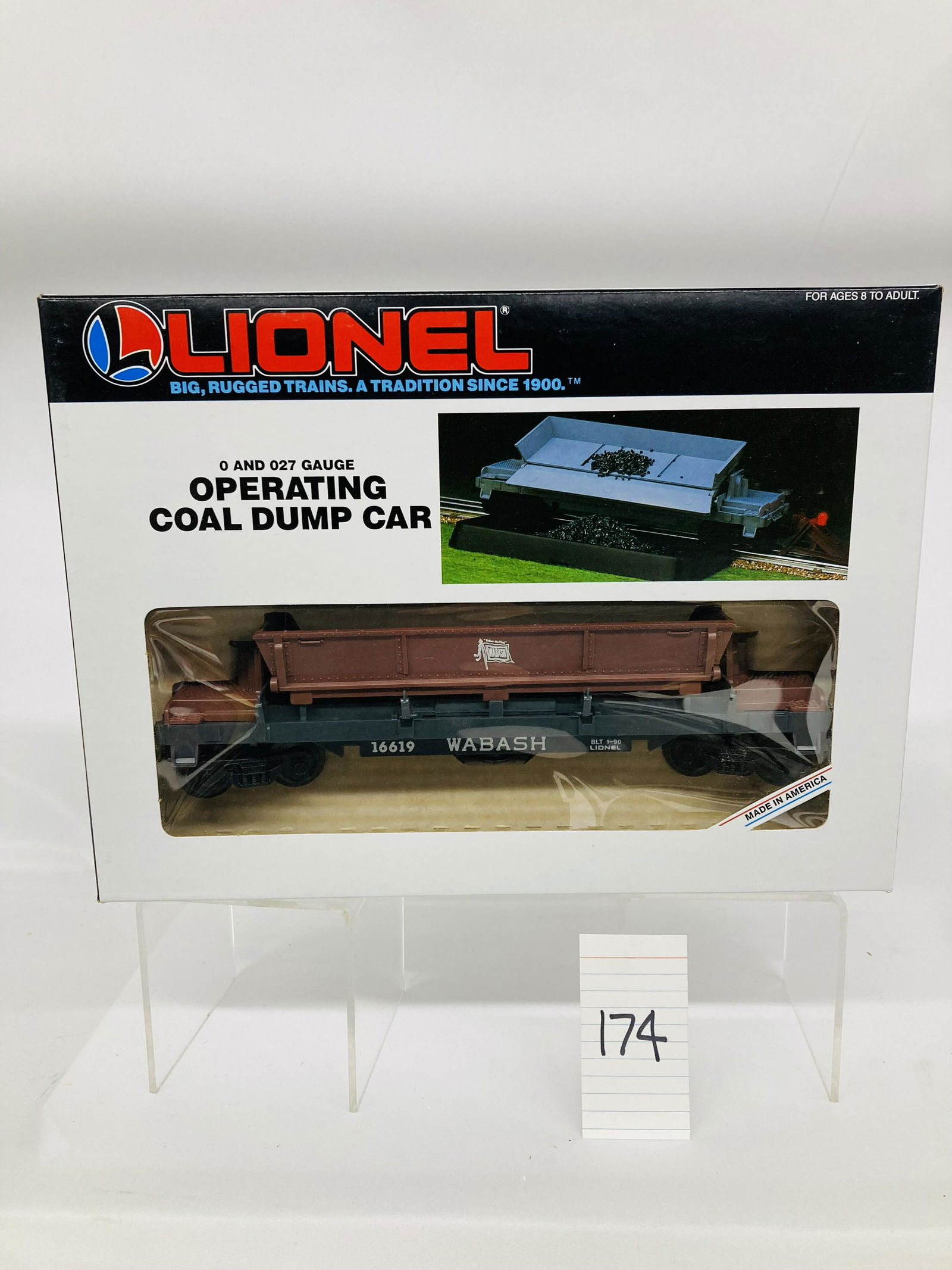 Lionel 16619 Wabash Coal Dump Car w/ OB (1 of 3)