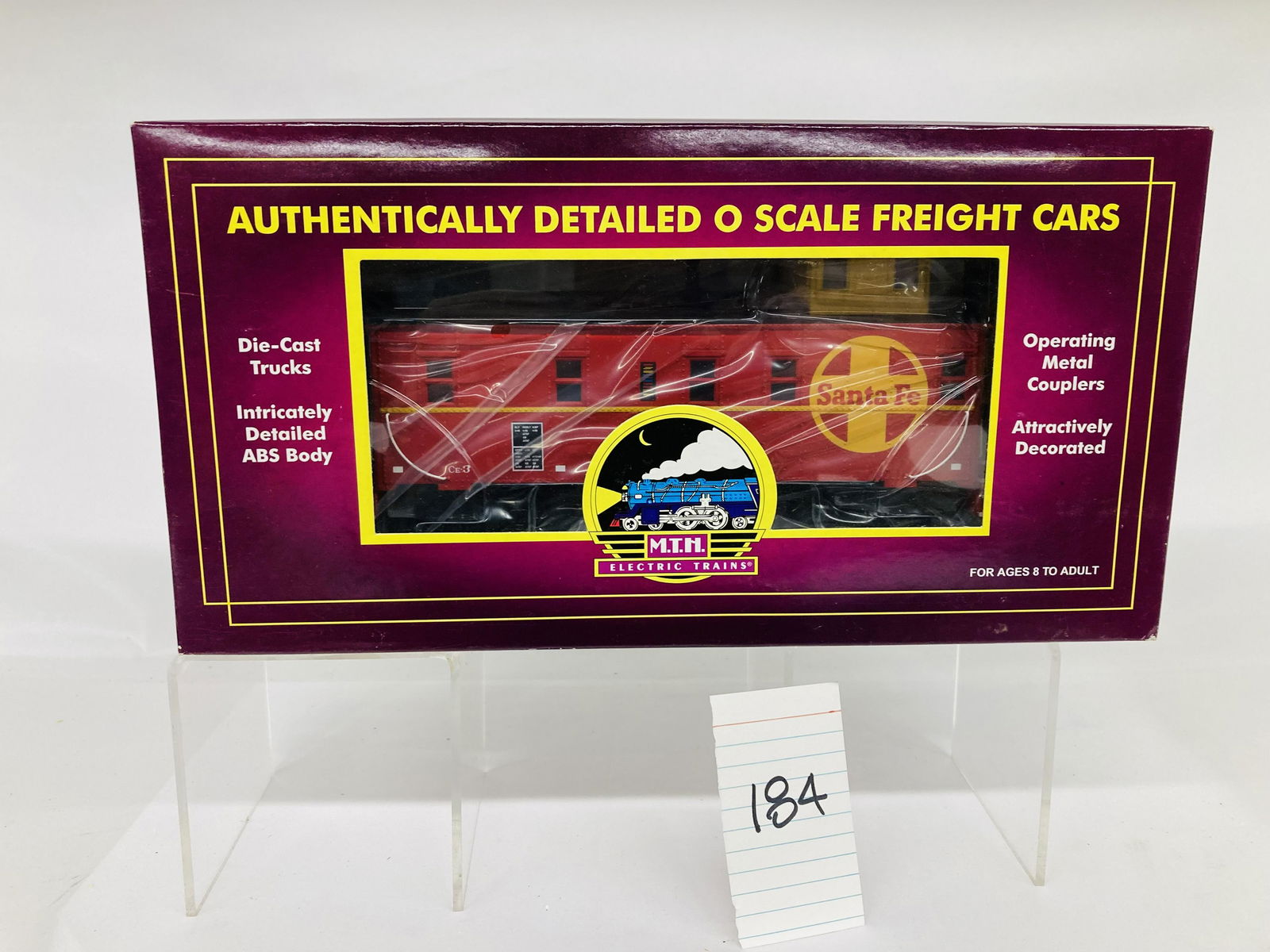 MTH 20-91172 Santa Fe Steel Caboose w/ OB (1 of 2)