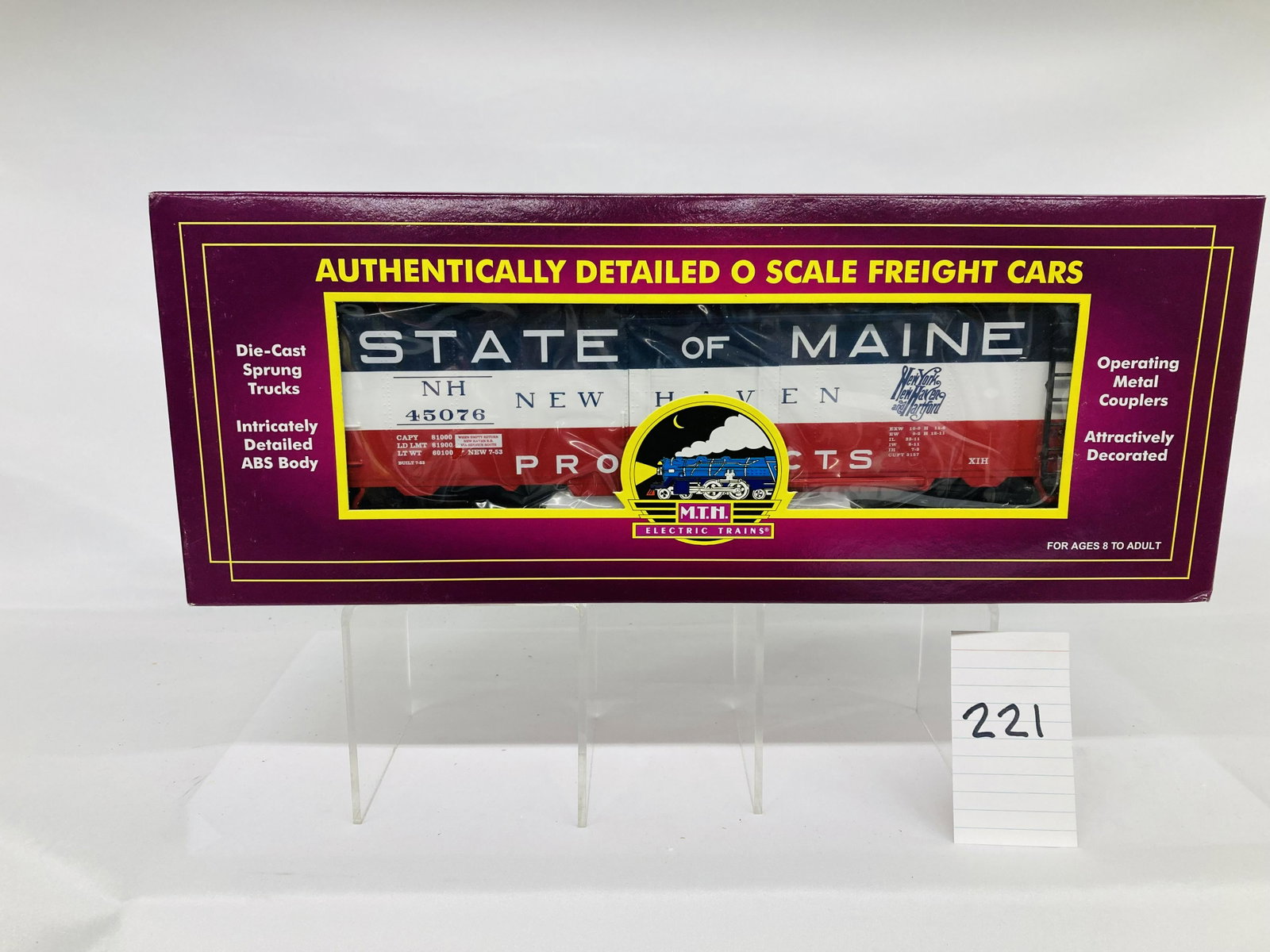 MTH 20-94044 New Haven 40' Reefer w/ OB: MTH 20-94044 New Haven 40' Reefer w/ OB, C10