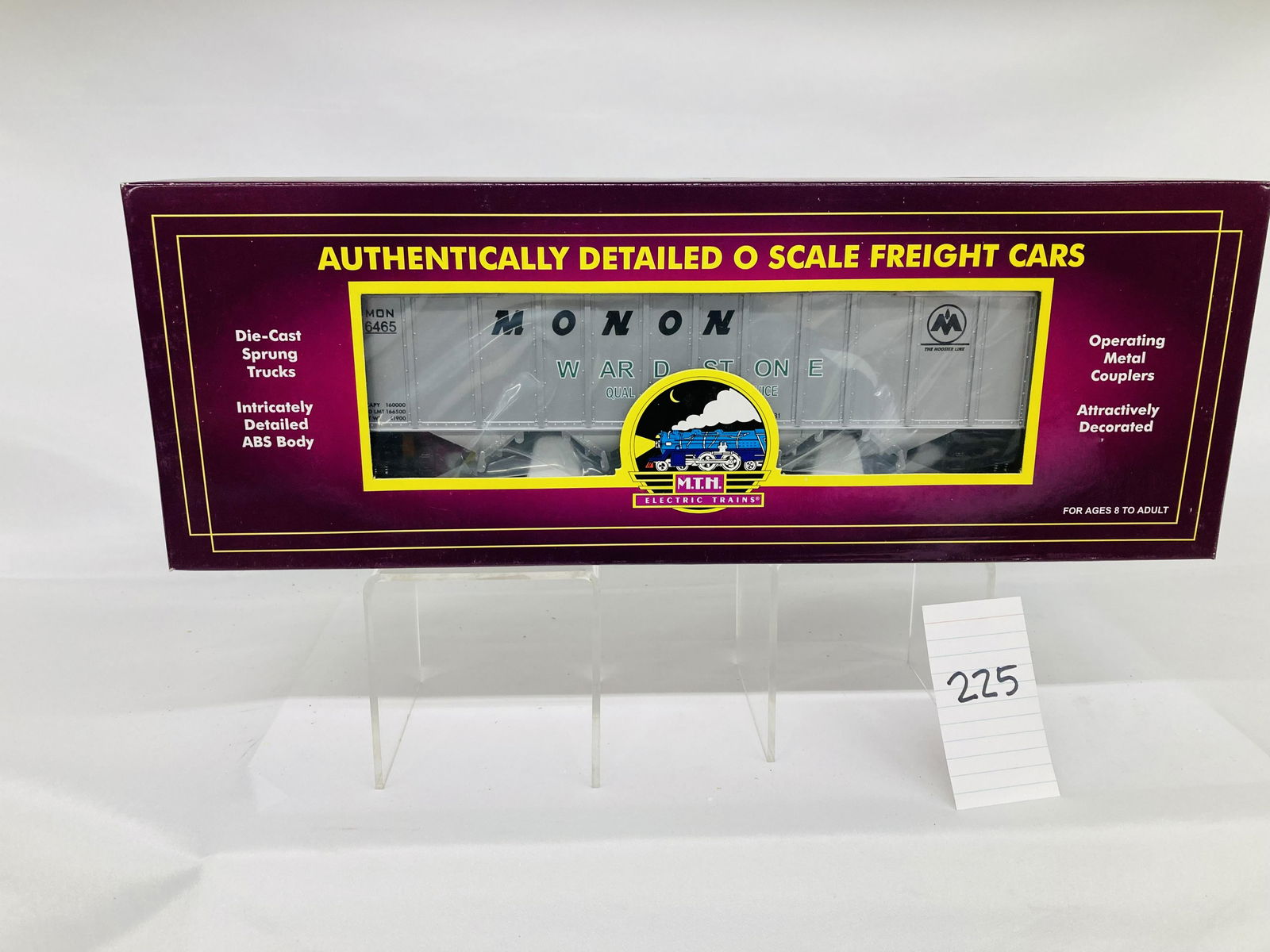 MTH 20-97566 Monon 4-Bay Hopper Car w/ Coal & OB (1 of 2)