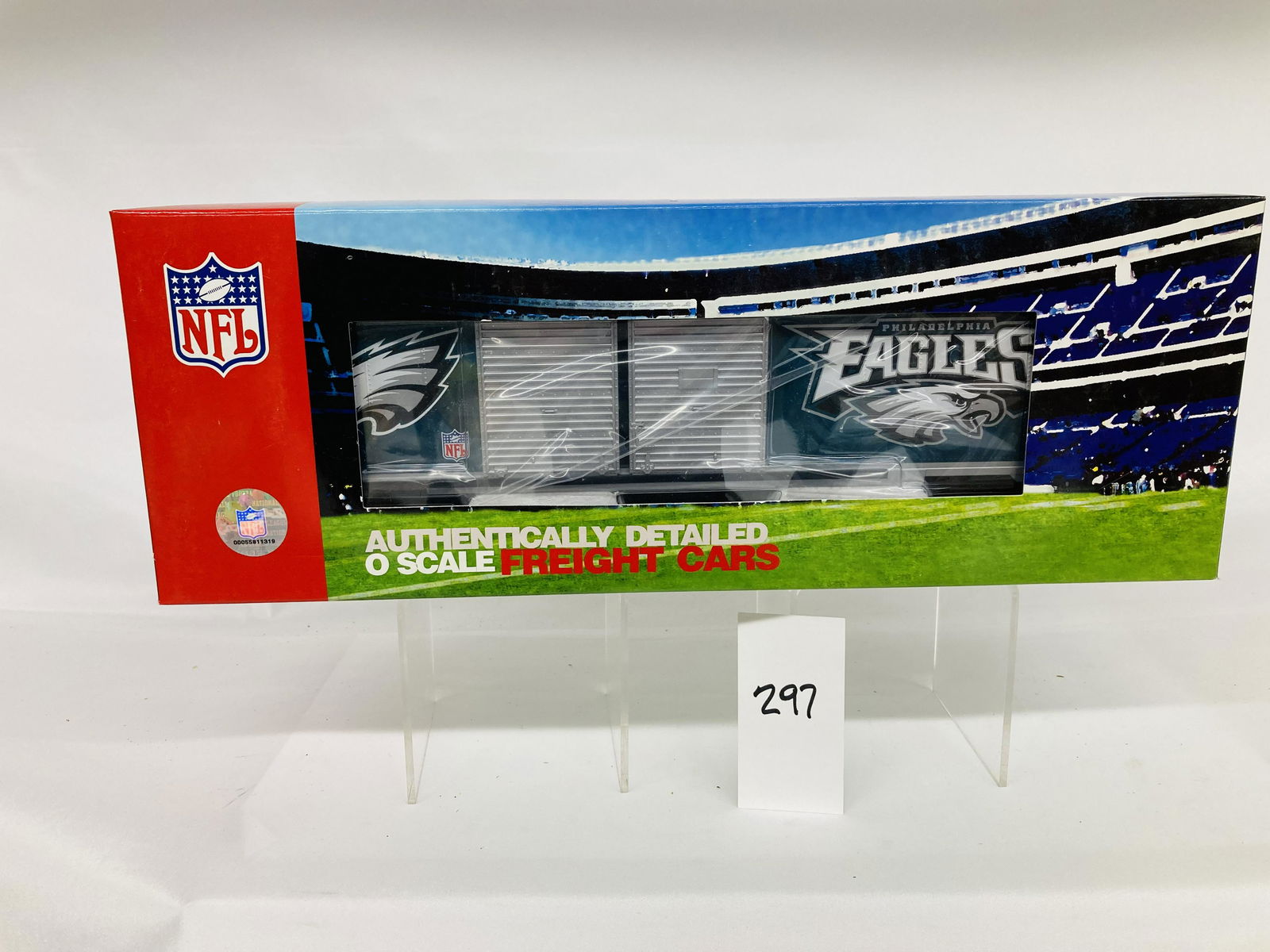 MTH 20-93268 NFL Philadelphia Eagles Double Door Boxcar w/ OB (1 of 2)