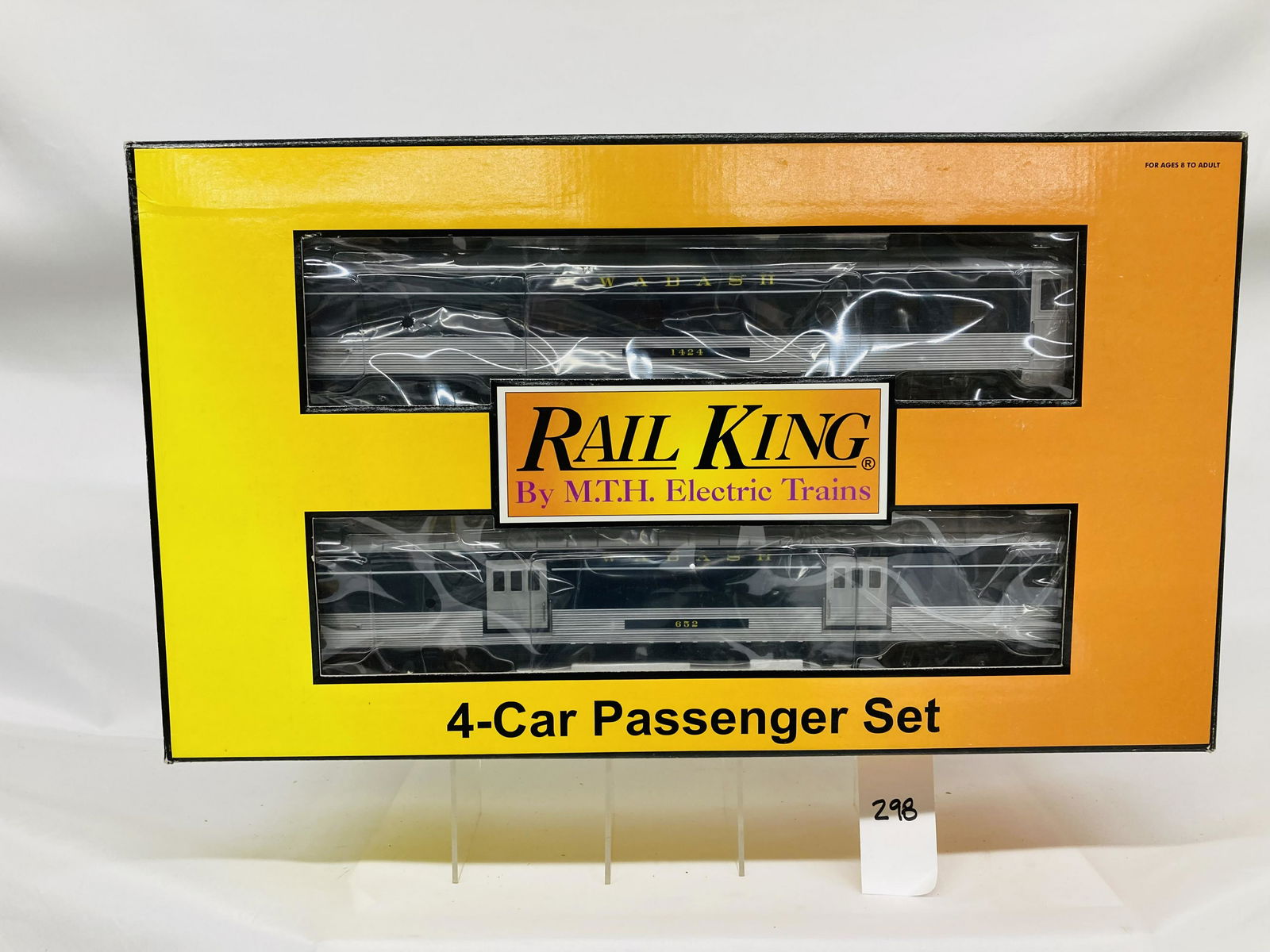 MTH 30-6778 Wabash 4-Car 60' Streamlined Passenger Car Set w/ OB (1 of 5)