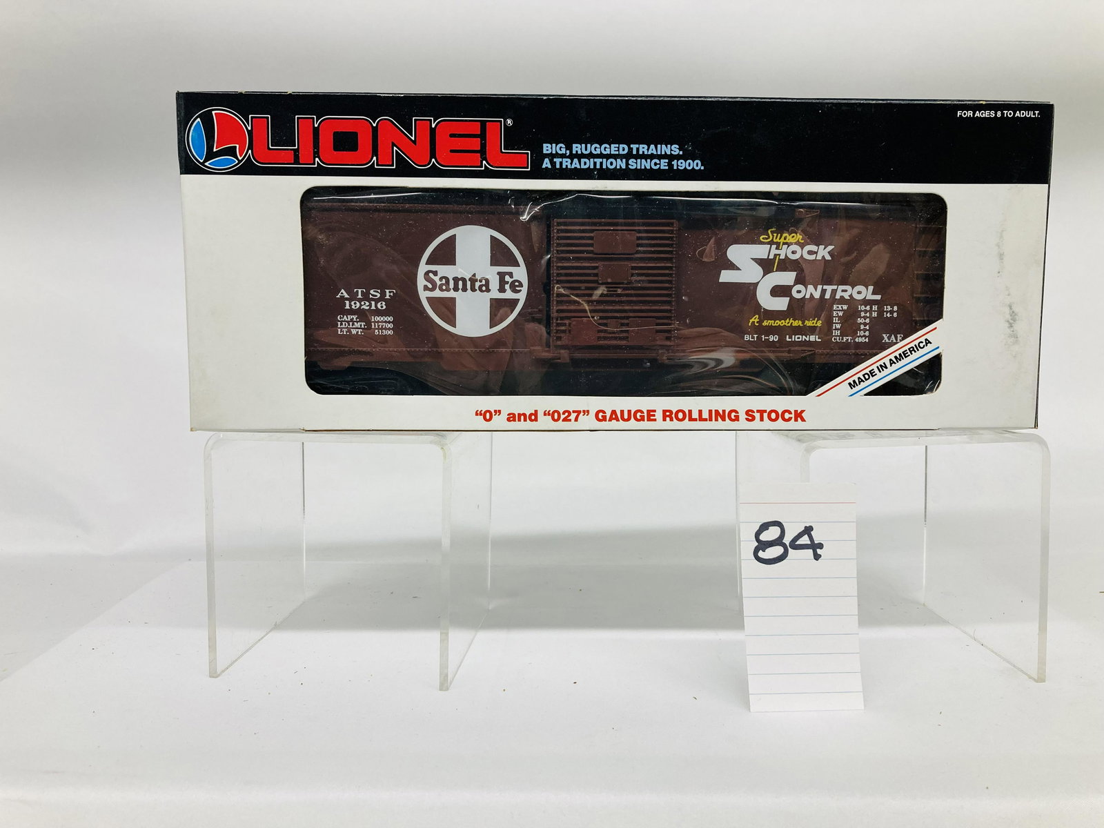 Lionel 19216 Santa Fe Boxcar w/ OB (1 of 2)