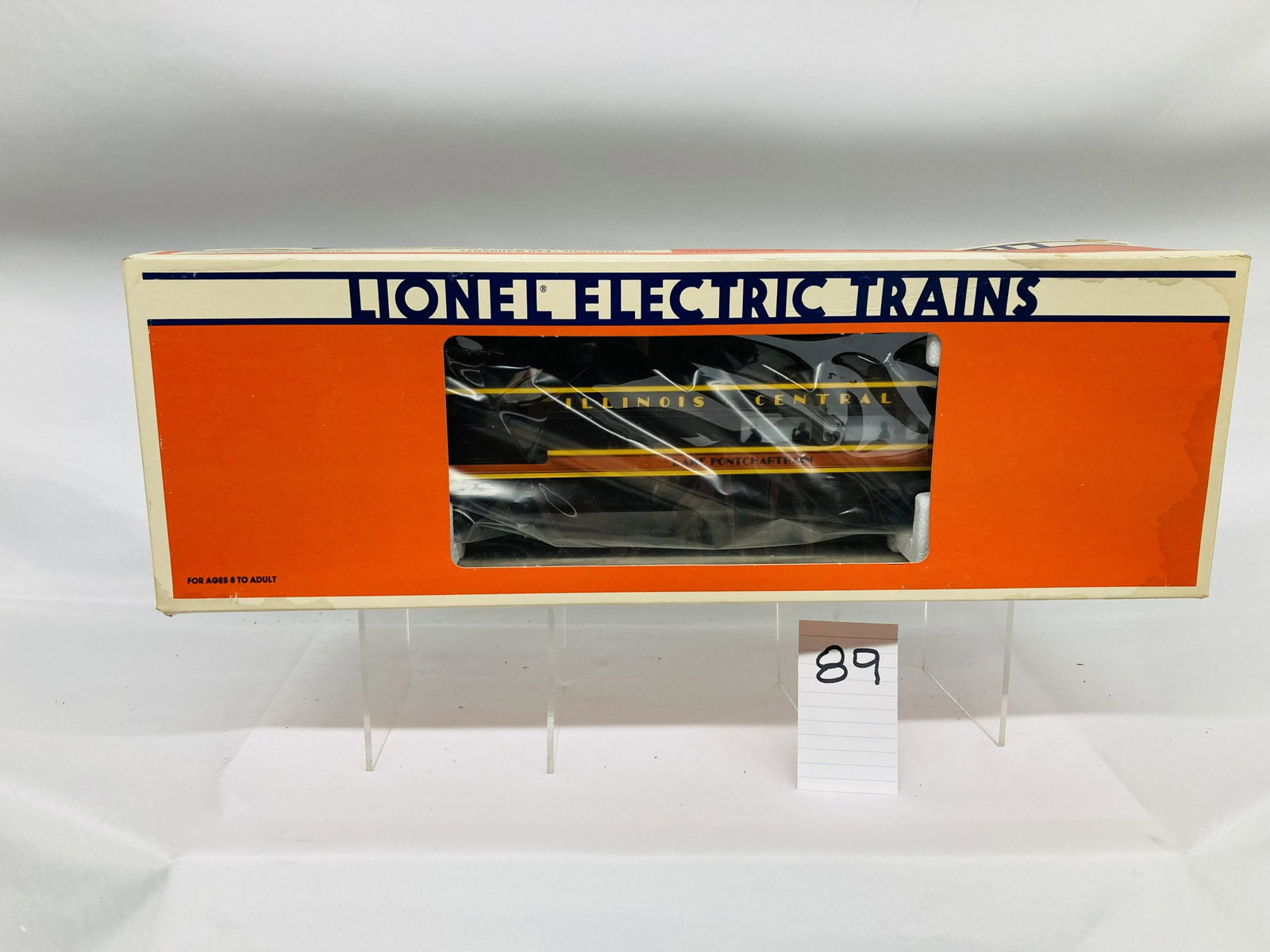 Lionel 7221 Illinois Central Pontchartrain Combo Car w/ OB: Lionel 7221 Illinois Central Pontchartrain Combo Car w/ OB, C9. Box is wavy.