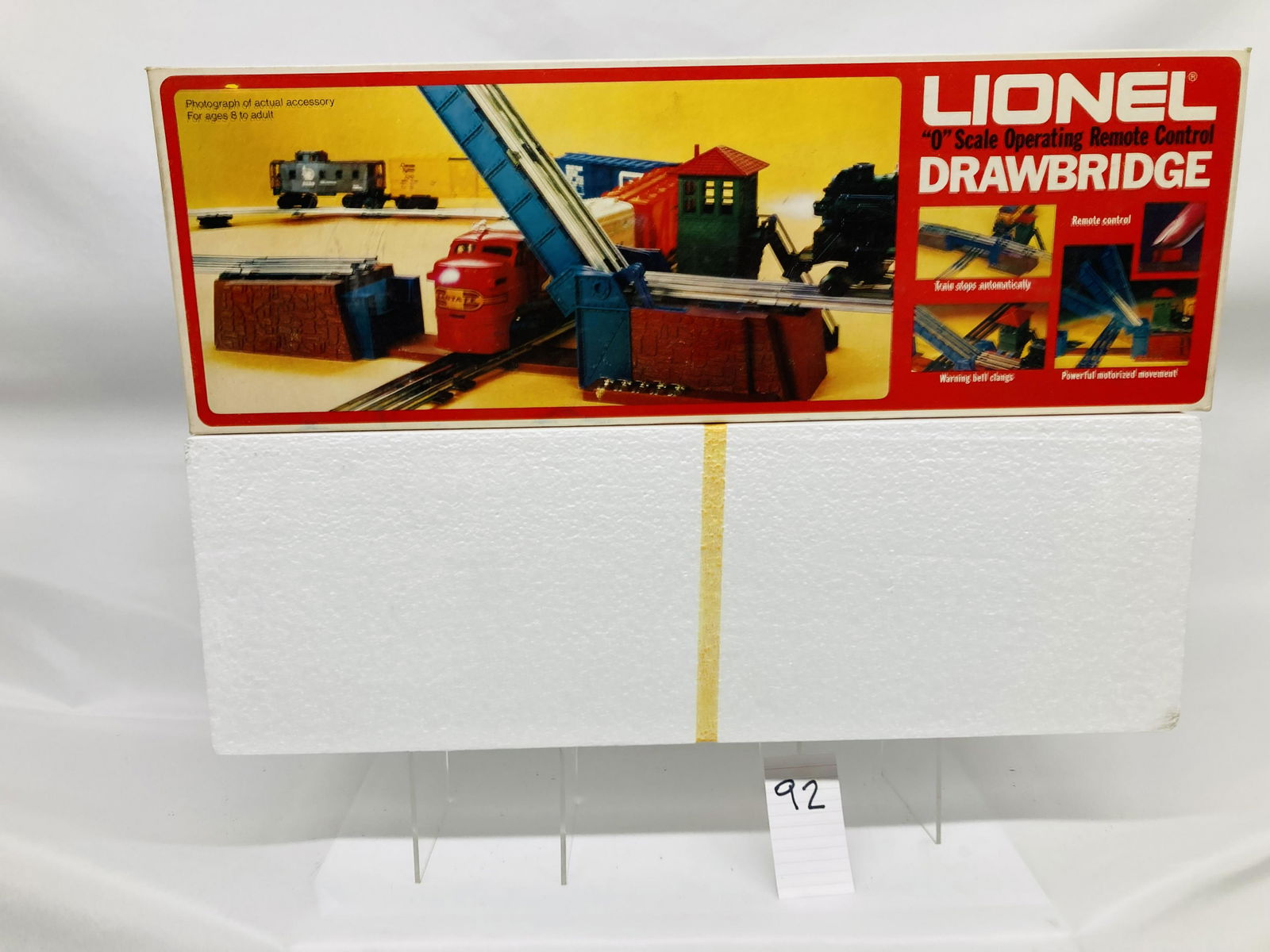 Lionel 2317 "O" Scale Operating Remote Control Drawbridge w/ OB (1 of 4)