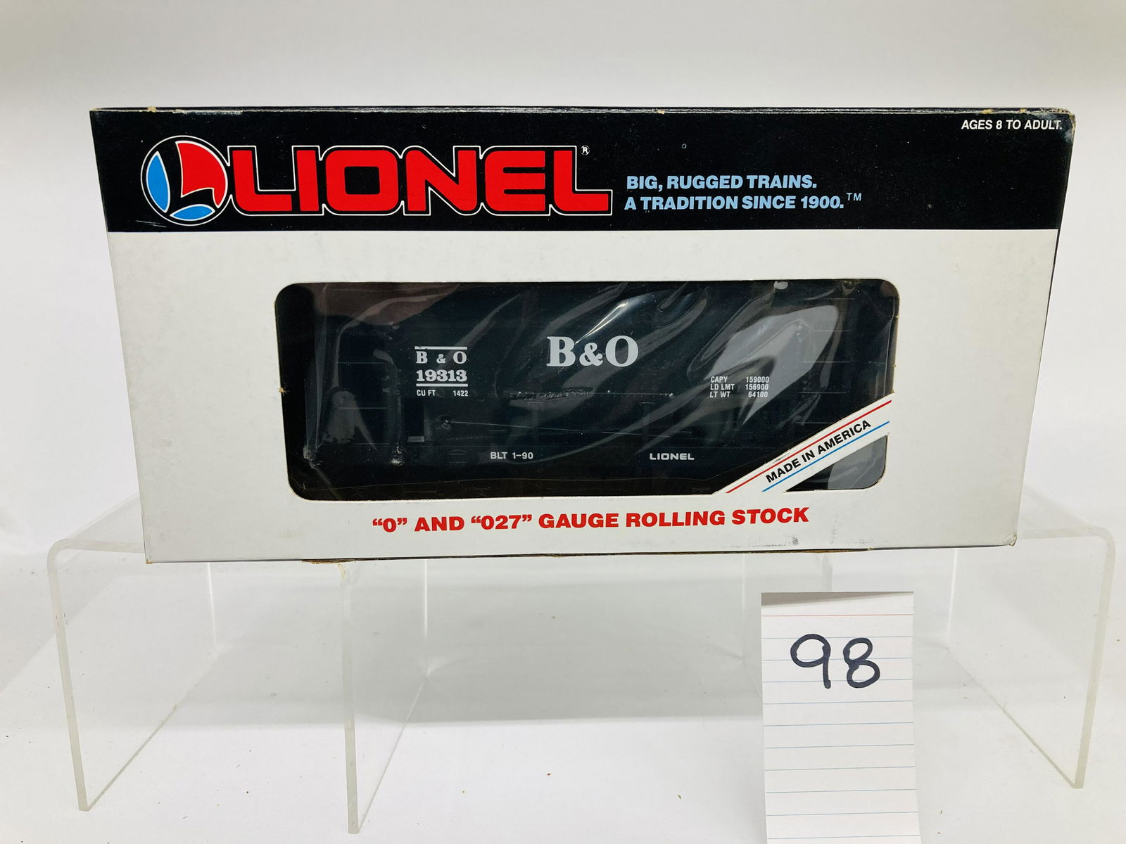 Lionel 19313 B&O Ore Car with Ore Load & OB (1 of 2)