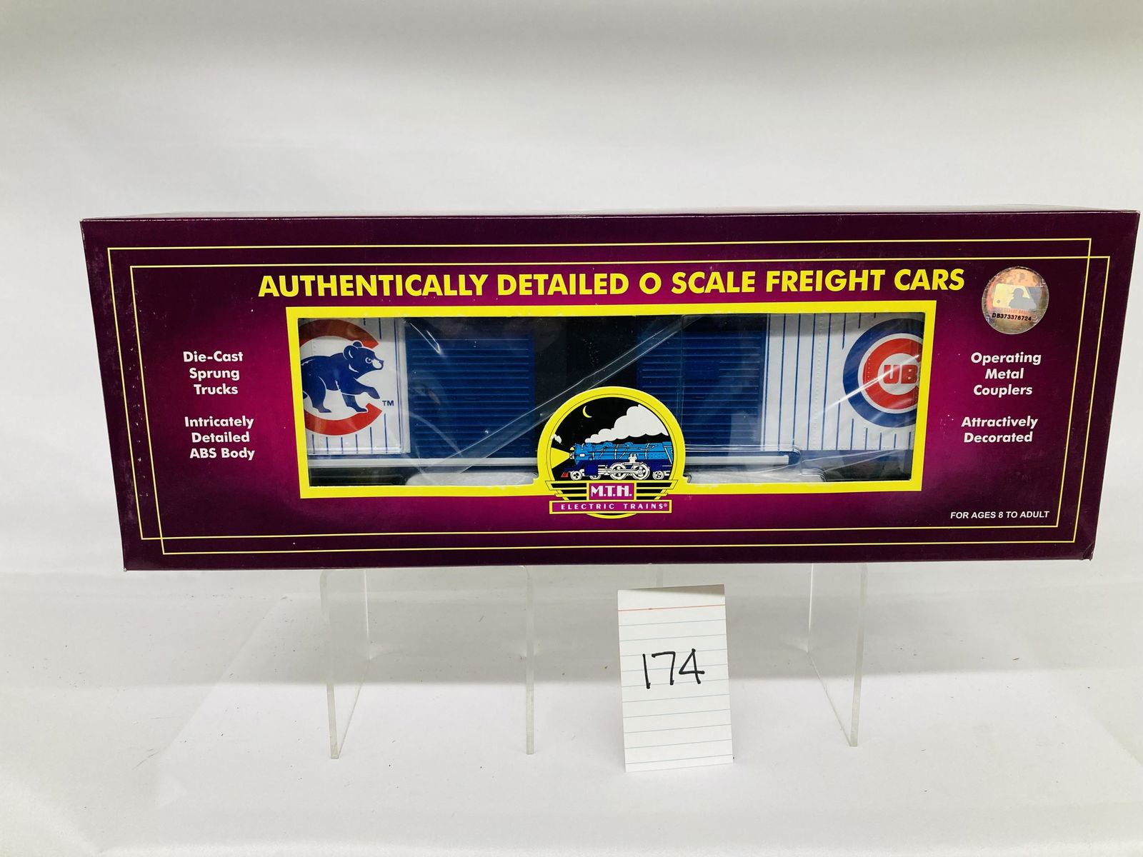 MTH 20-93257 Chicago Cubs Double Door 50' Box Car w/ OB (1 of 2)