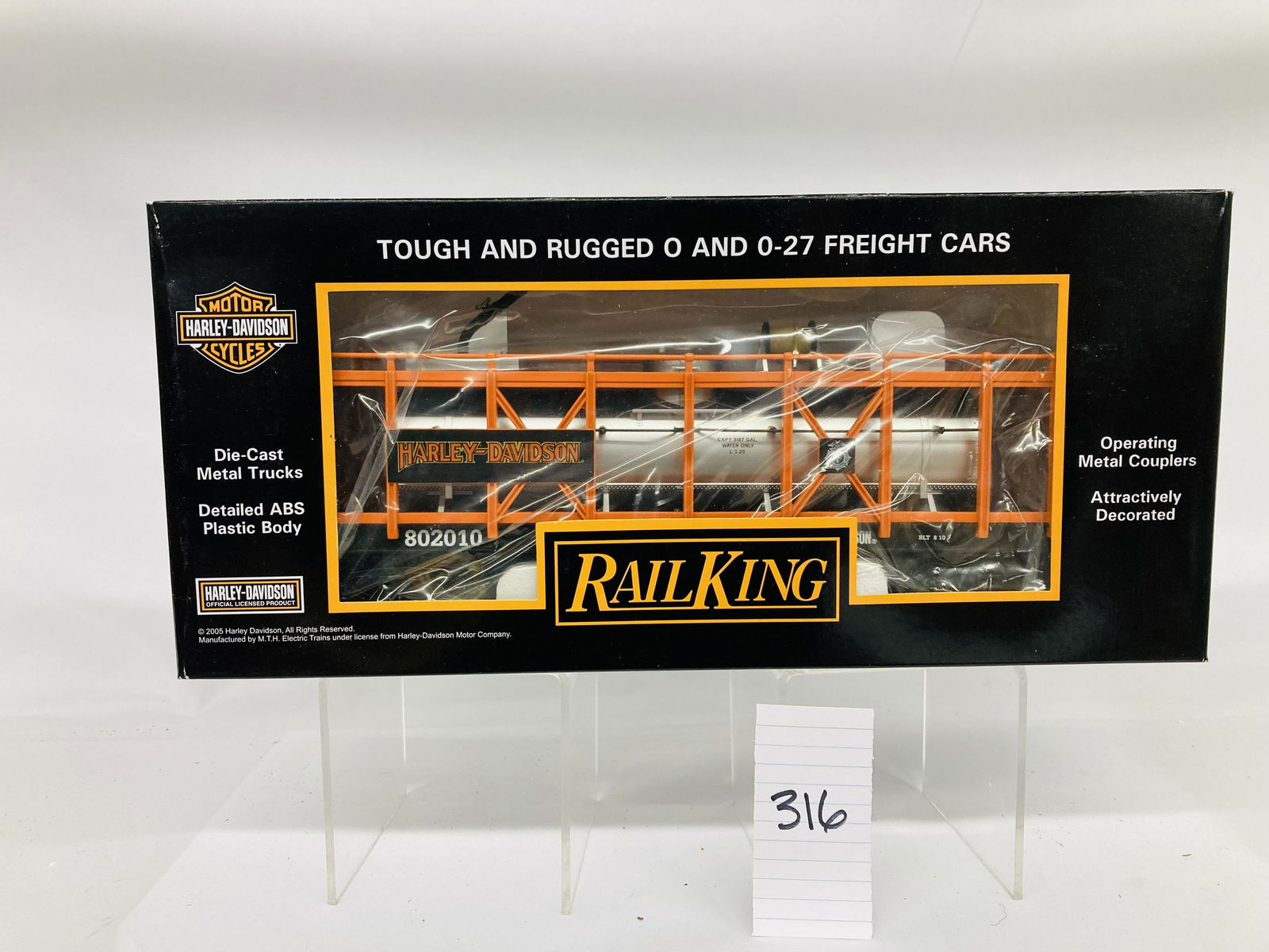 MTH 30-79271 Harley-Davidson Fire Car w/ OB (1 of 2)