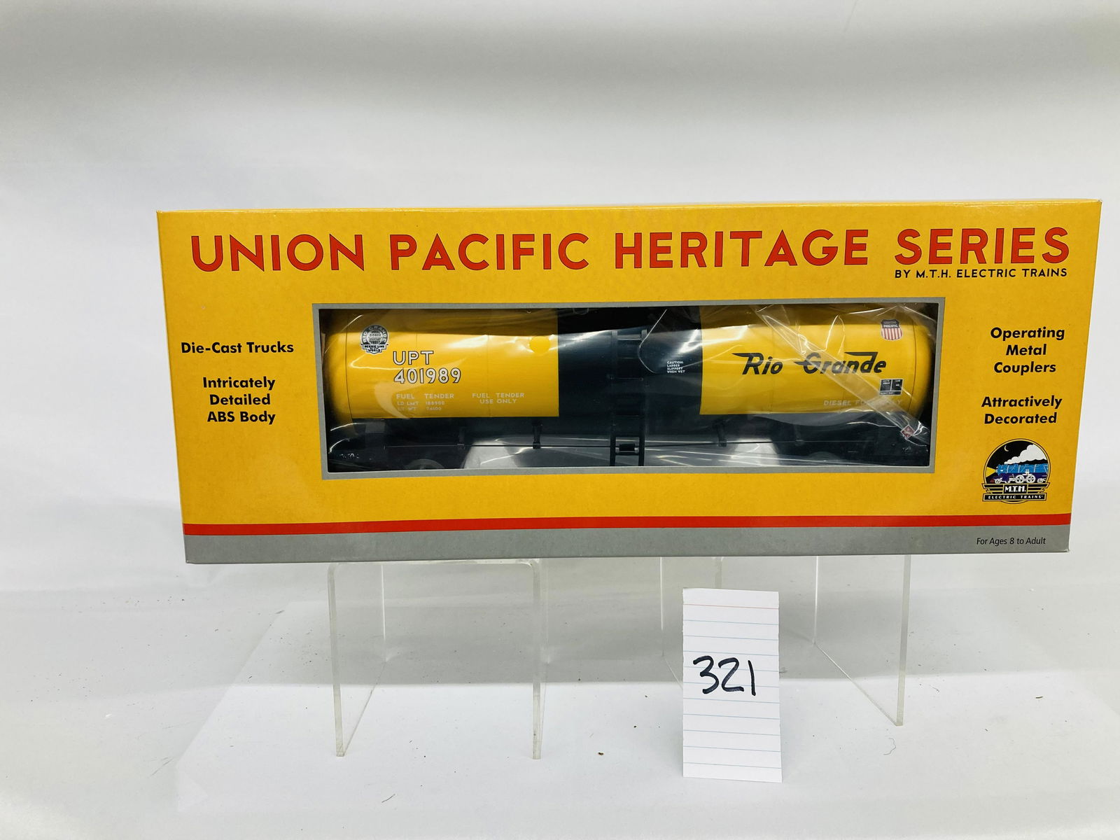 MTH 20-96168 Denver Rio Grande (UP Heritage) Tank Car & OB (1 of 2)