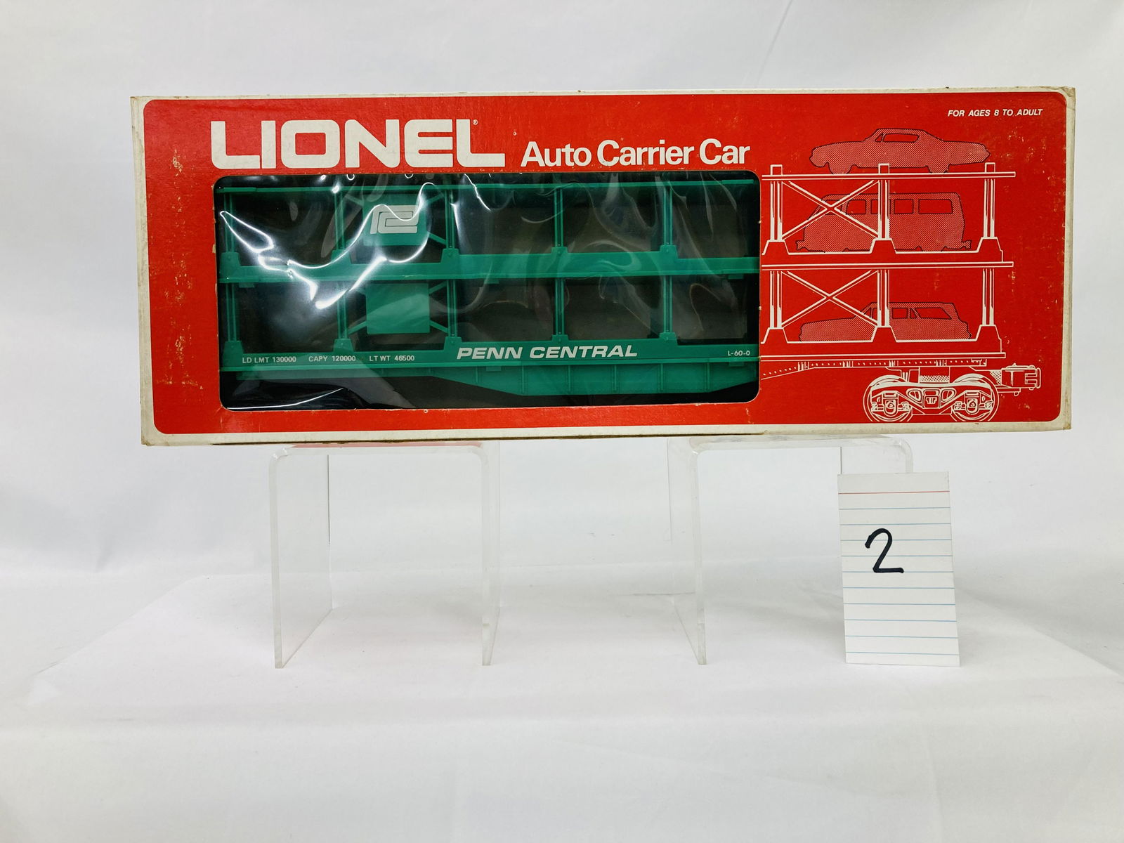 Lionel 9139 Penn Central Auto Carrier w/ OB (1 of 2)