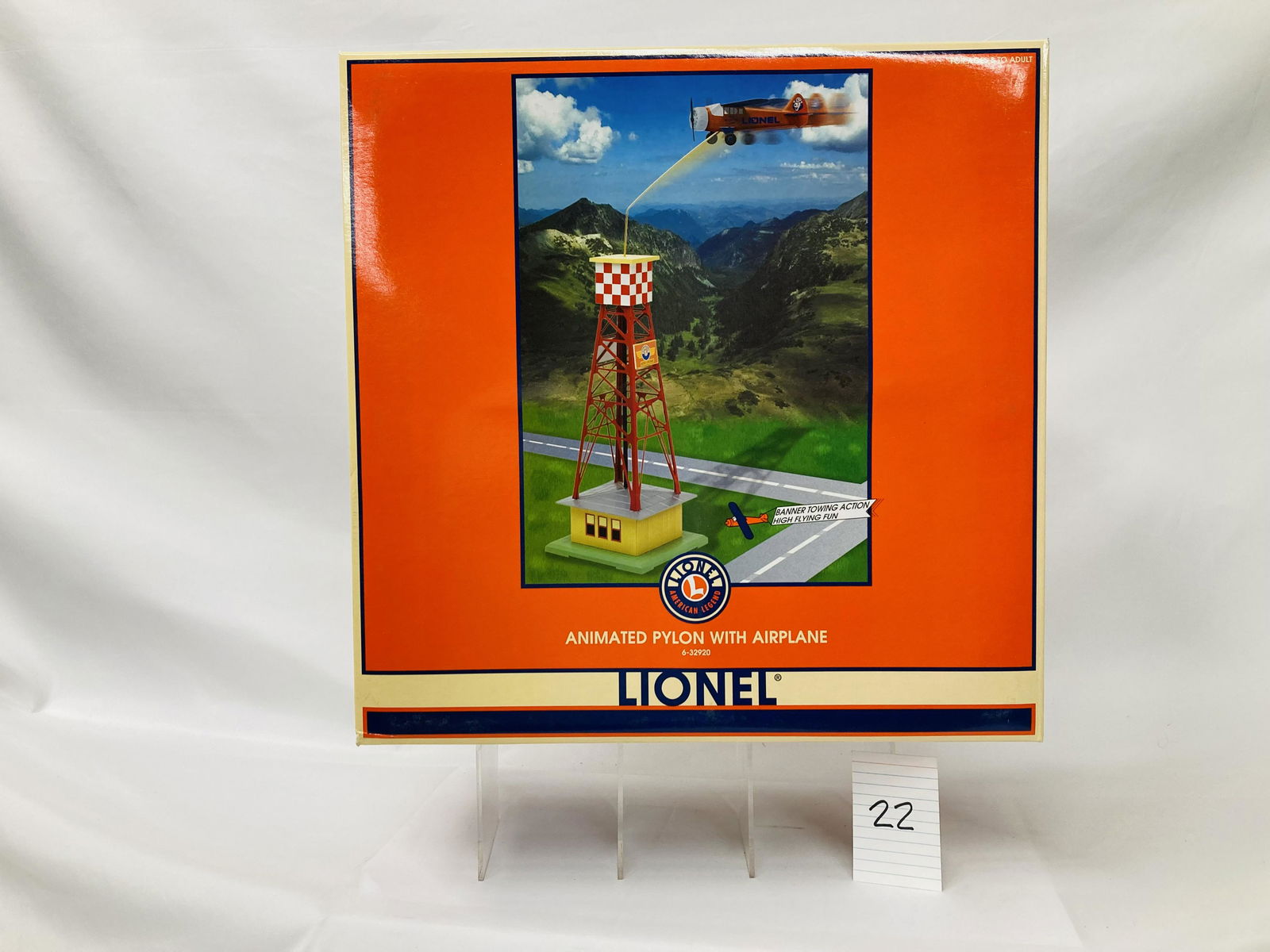 Lionel 32920 Animated Pylon w/ Lionel Airplane Accessory w/ OB (1 of 2)