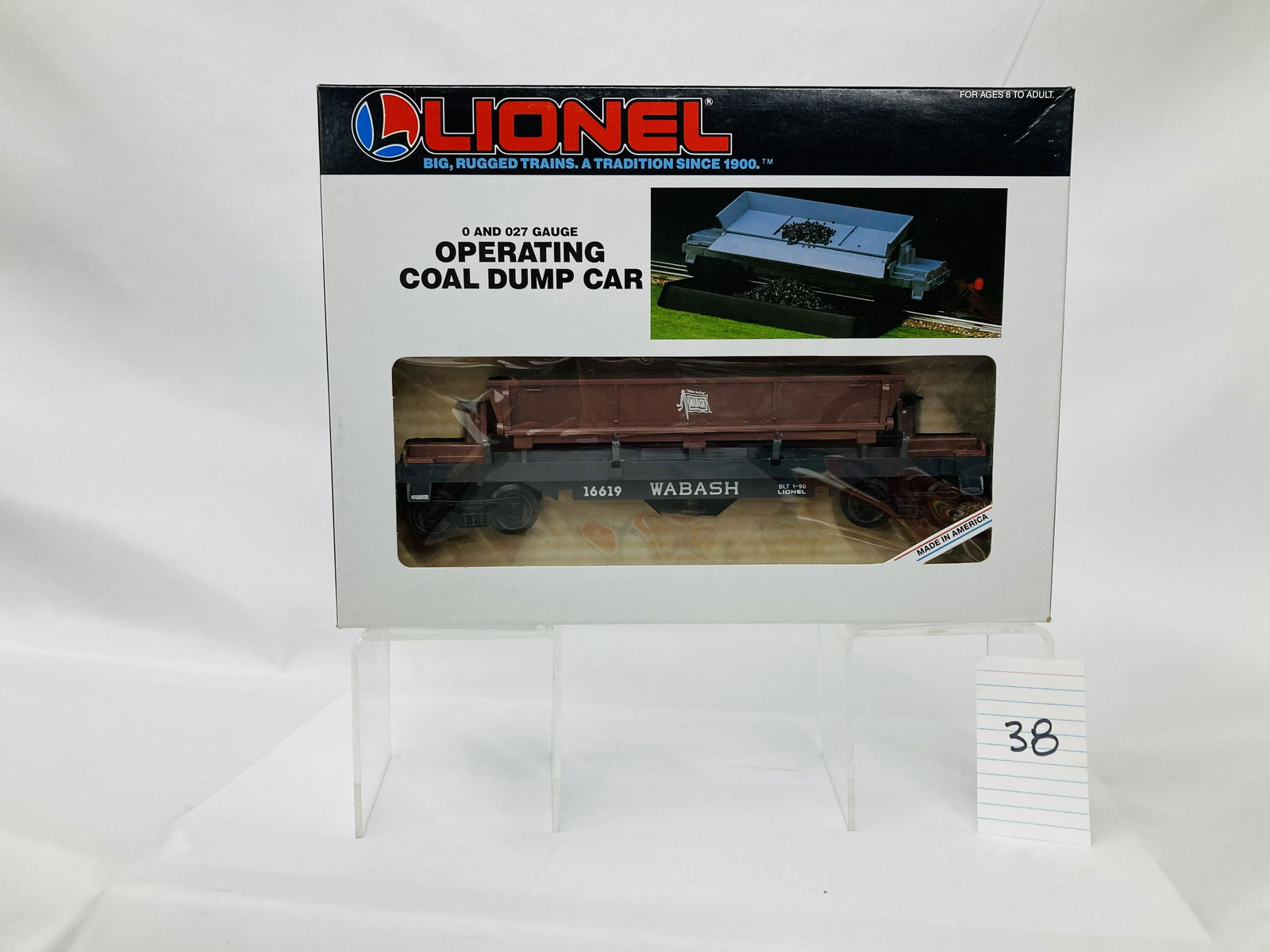 Lionel 16619 Wabash Operating Coal Dump Car w/ OB (1 of 3)