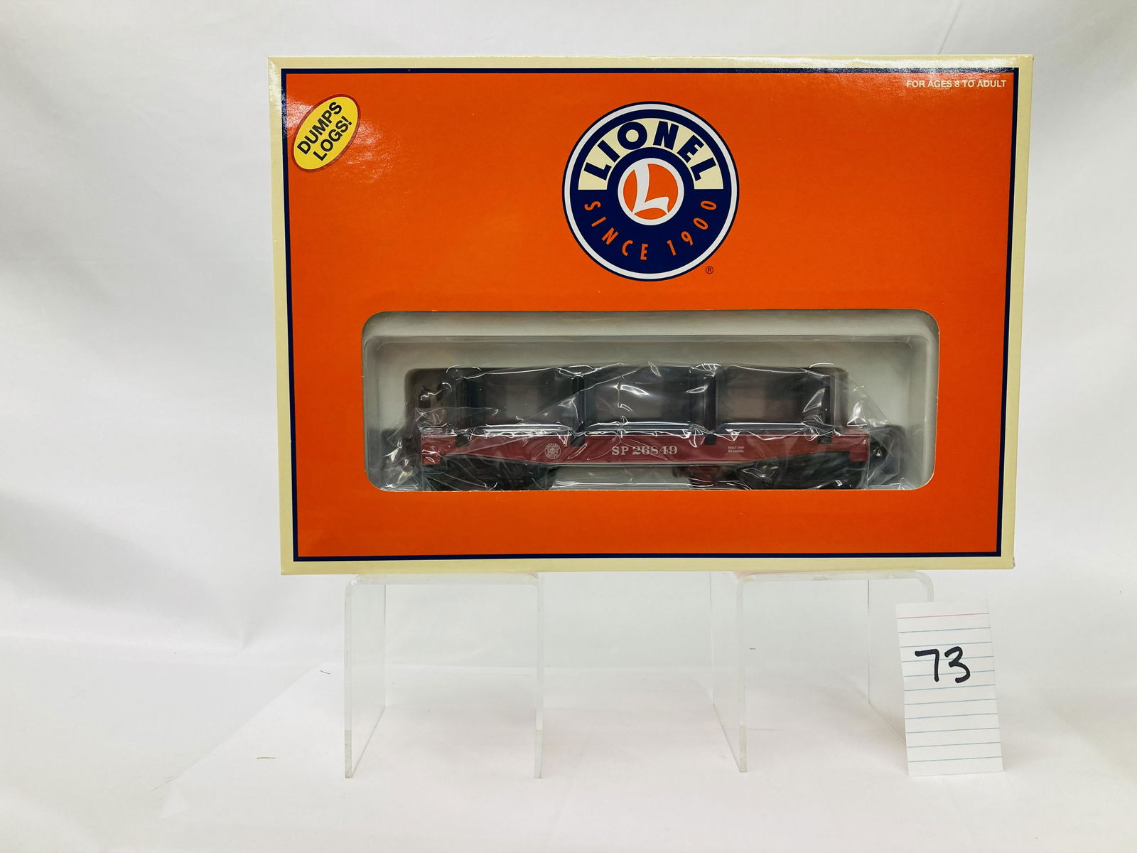 Lionel 26849 Southern Pacific Log Dump Car w/ OB (1 of 3)