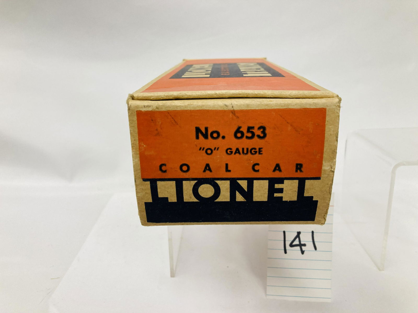 Lionel Prewar 653 "O" Gauge Coal Car Empty Original Box (1 of 6)
