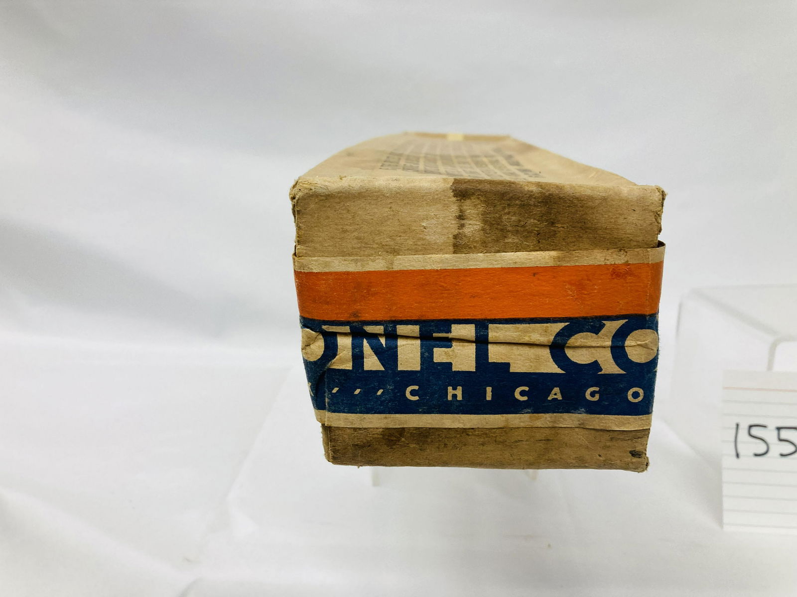 Lionel Prewar 792 Scale Rail Chief Front Coach Empty Original Box: Lionel Prewar 792 Scale Rail Chief Front Coach Empty Original Box, C7. Box is Factory Sealed at One End. Box has a stain