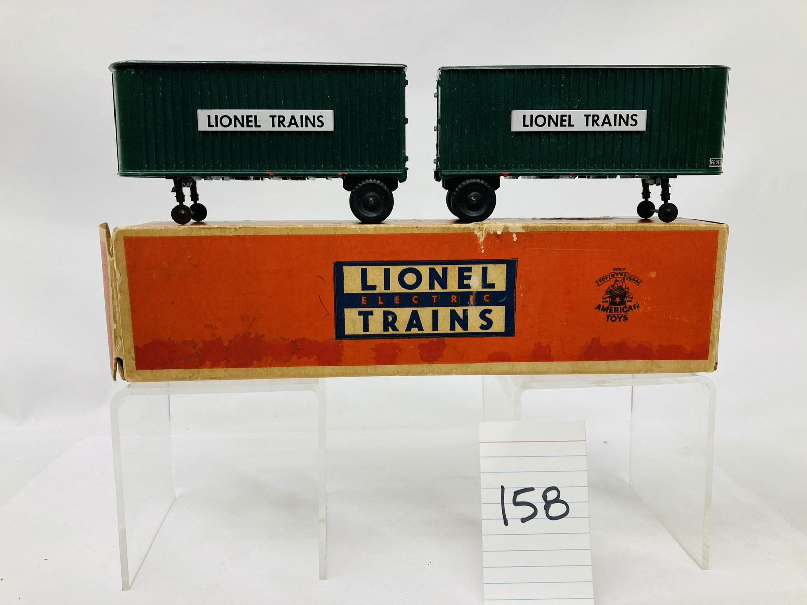 Lionel Postwar 460-150 Separate Sale Two Trailers w/ Original Box (1 of 6)