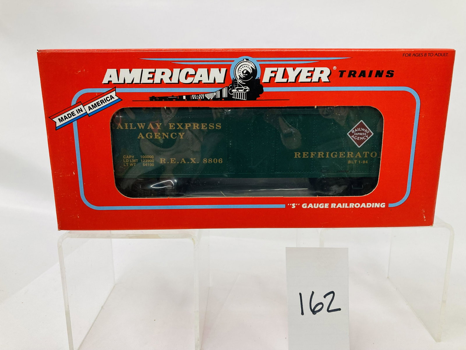 American Flyer LTI 48806 Railway Express Agency Refrigerator Car w/ OB: American Flyer LTI 48806 Railway Express Agency Refrigerator Car w/ OB