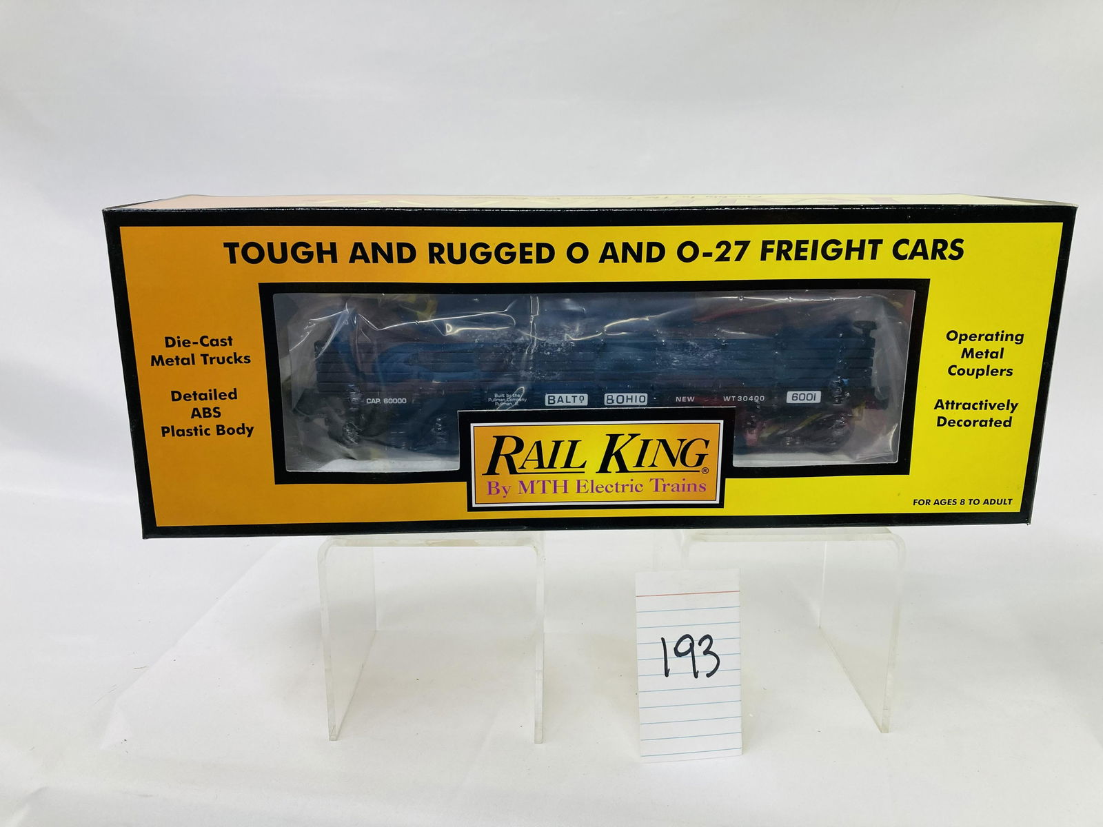 MTH 30-7259 B&O 19th Century Gondola w/ OB (1 of 3)