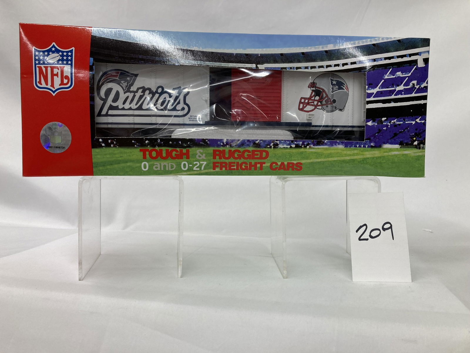 MTH 30-74230 NFL - New England Patriots Boxcar w/ OB (1 of 2)