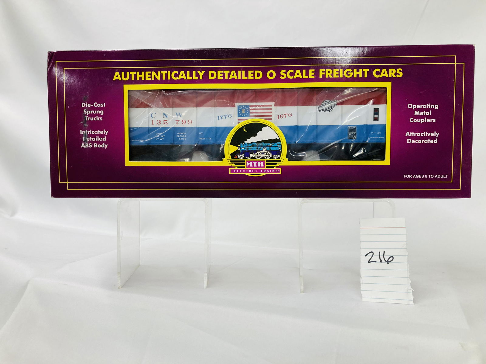 MTH 20-97565 Chicago & NorthWestern 4 Bay Hopper w/ Coal & OB (1 of 2)