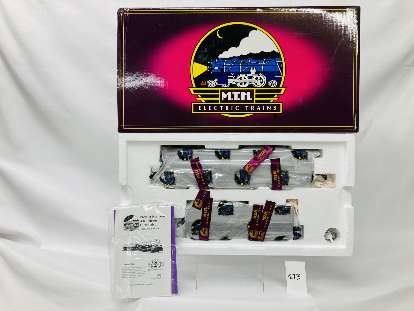 MTH 20-3083-1 Atlantic Coast Line 4-8-4 Steam Locomotive and Tender  w/ Proto-Sound 2.0 & OB (1 of 5)