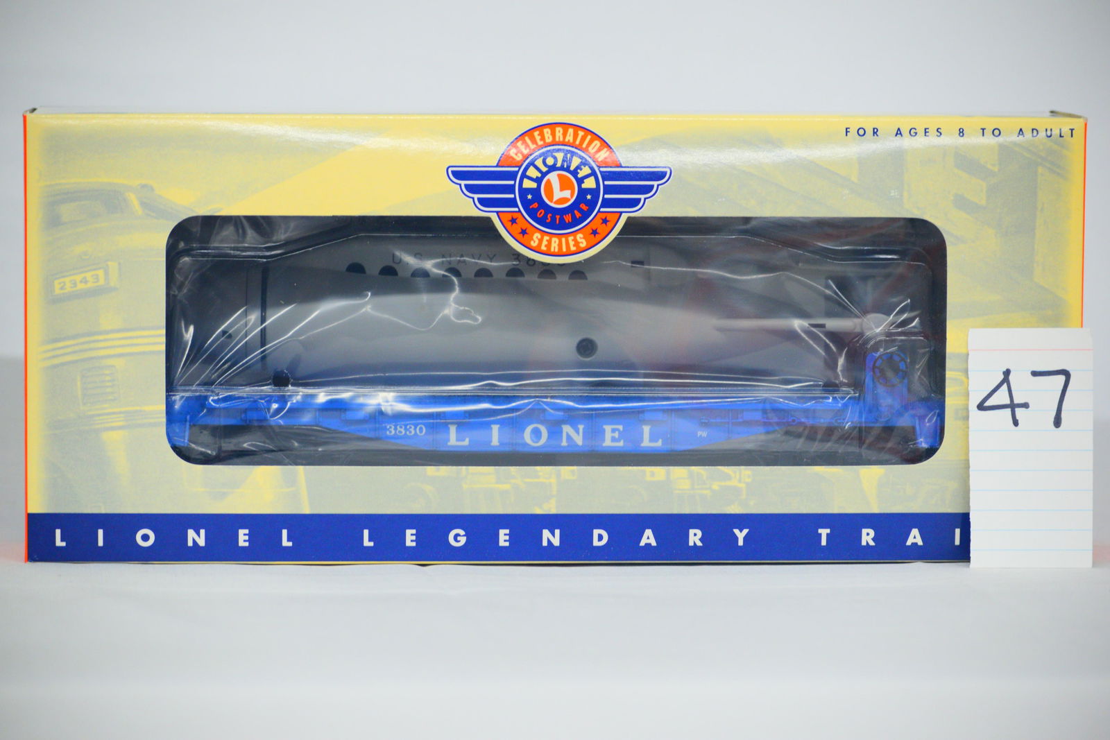 Lionel 26020 Celebration Series 3830 PW Flat Car w/ Operating Submarine & OB (1 of 2)