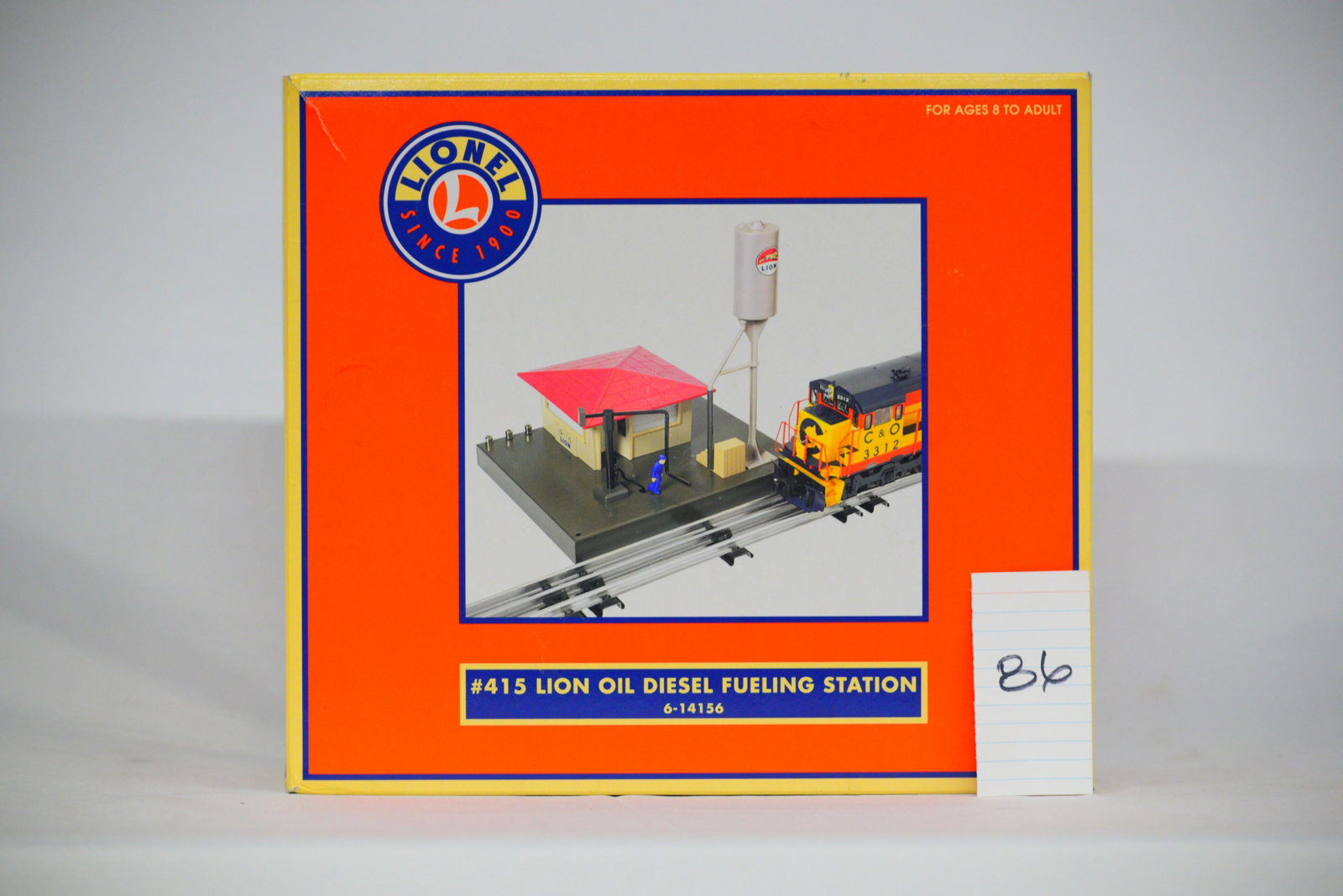 Lionel - No. 6-14156 - #415 Lion Oil Diesel Fueling Station (w/ OB): Lionel - No. 6-14156 - #415 Lion Oil Diesel Fueling Station (w/ OB) C10