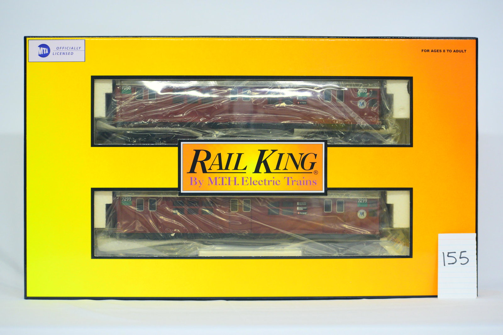 MTH (RailKing) - No. 30-2198-3  - Metropolitan Transportation Authority R-21 2-Car Subway Add-on Non (1 of 3)