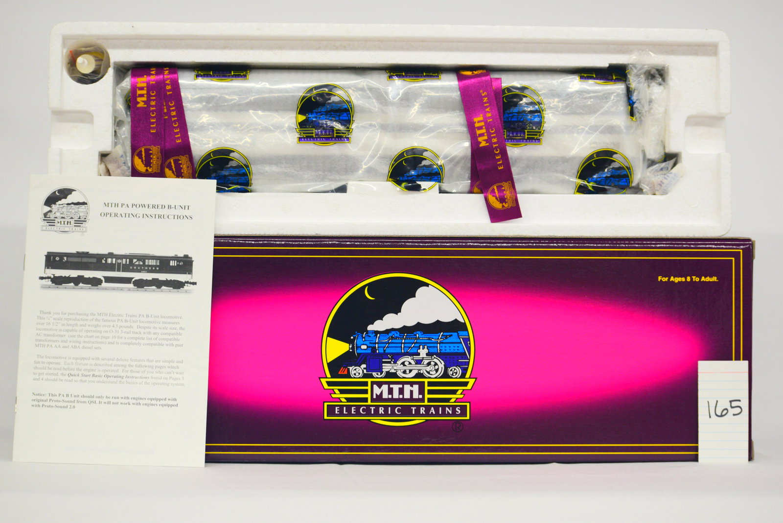 MTH (Premier) - No. 20-2030-3  - Wabash Railroad Alco PB Powered Diesel Locomotive B Unit (w/ OB) (1 of 3)