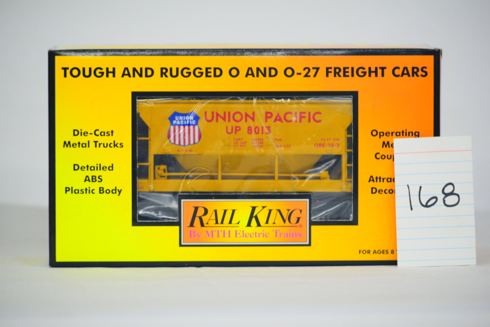 MTH (RailKing) - No. 30-7560  - Union Pacific Ore Car w/Ore Load (w/ OB) (1 of 2)