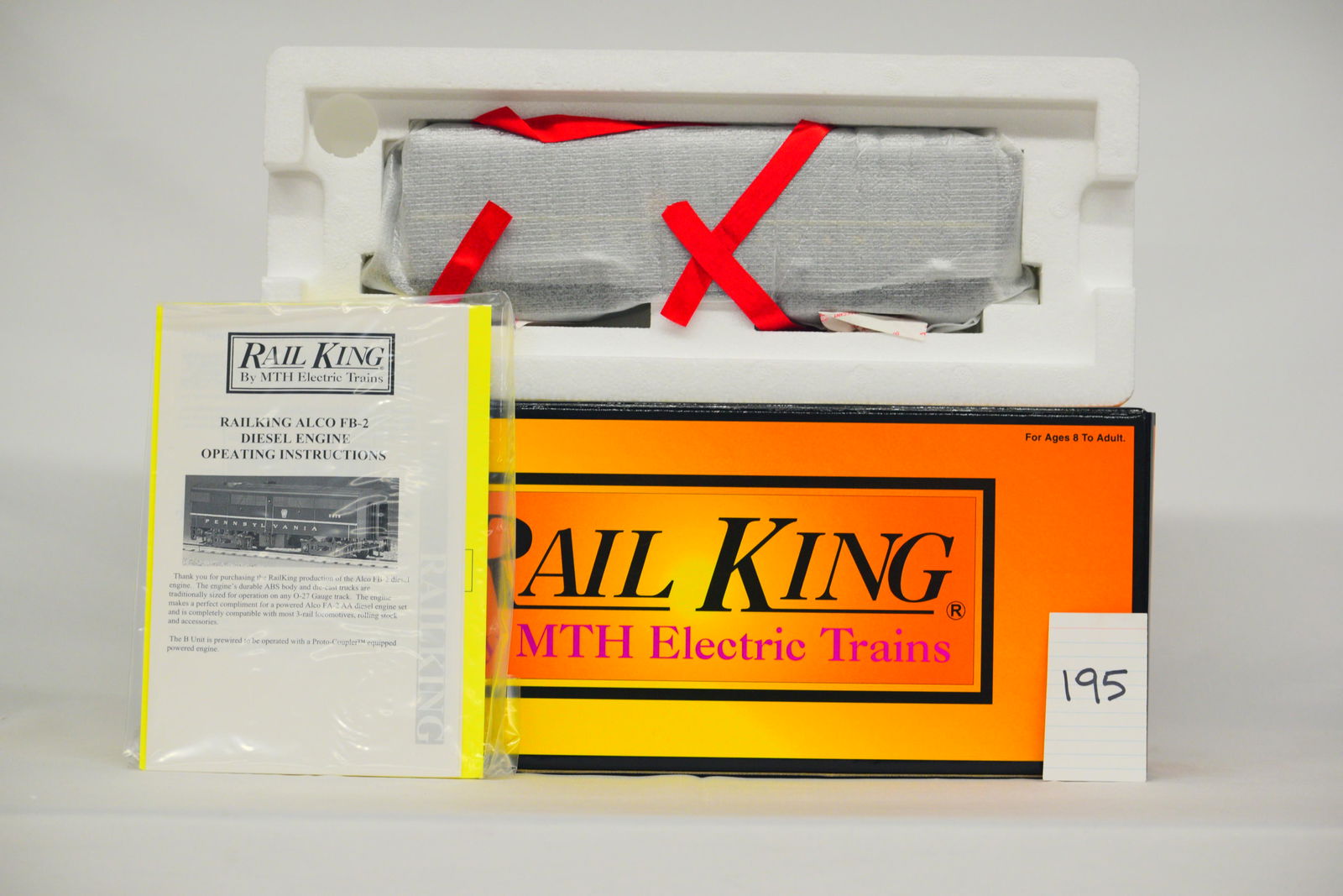 MTH (RailKing) - No. 30-2173-3 Pennsylvania FA-2 "B" Unit Dummy Diesel Locomotive w/ OB (1 of 3)