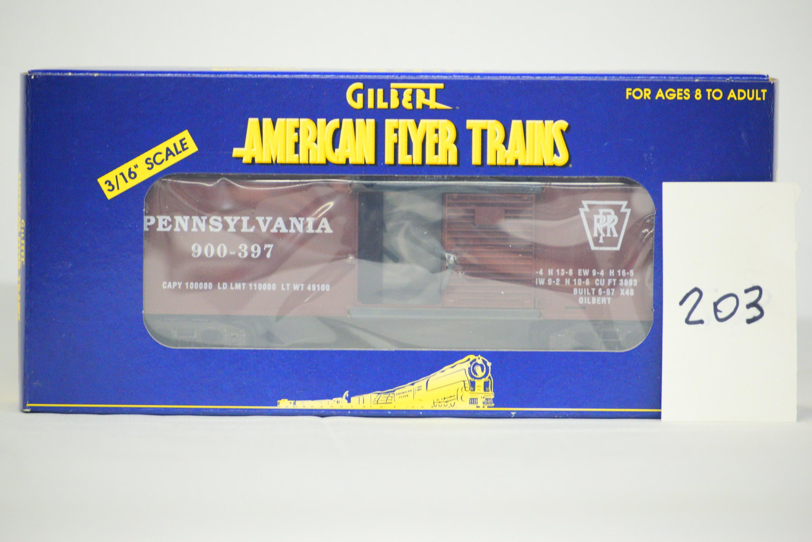 American Flyer - No. 6-48330 - Pennsylvania 900-397 Box Car (w/ OB): American Flyer - No. 6-48330 - Pennsylvania 900-397 Box Car (w/ OB) C10