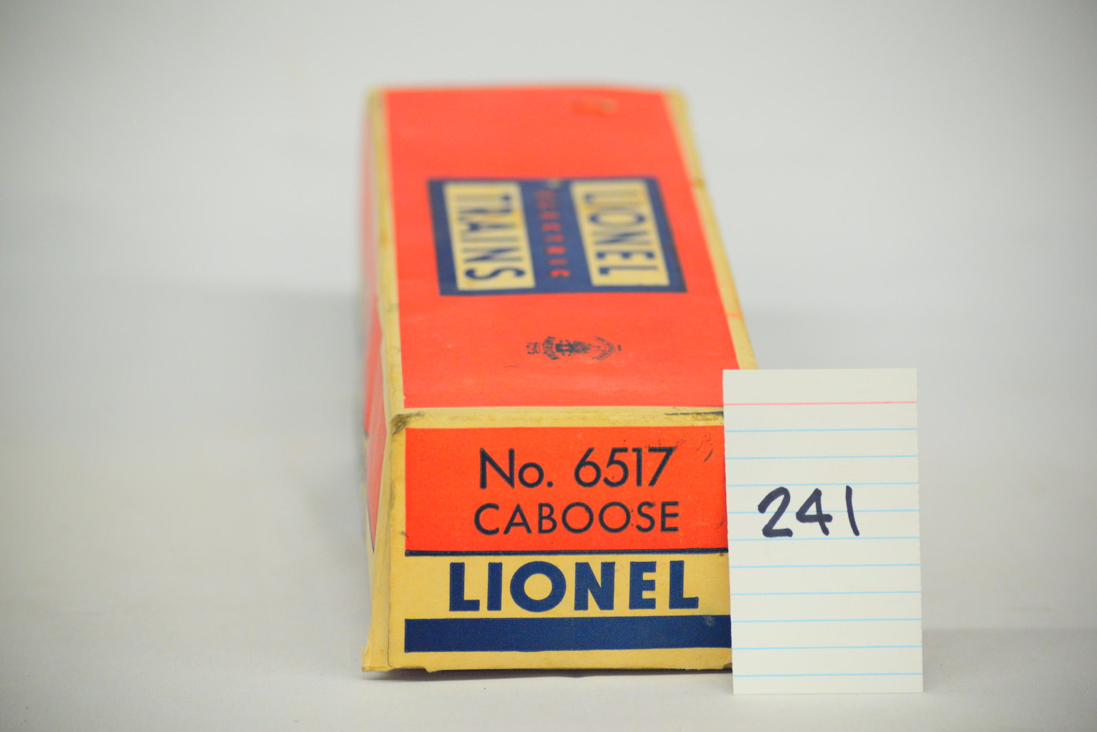 Lionel - No. 6517  - Bay Window Caboose  (Empty Box Only) (1 of 4)