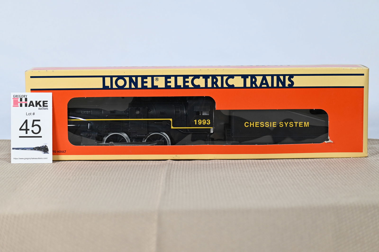 Lionel 6-18713 Chessy System 2-4-0 Steam Locomotive and Tender w/ OB: Lionel 6-18713 Chessy System 2-4-0 Steam Locomotive and Tender w/ OB, C10