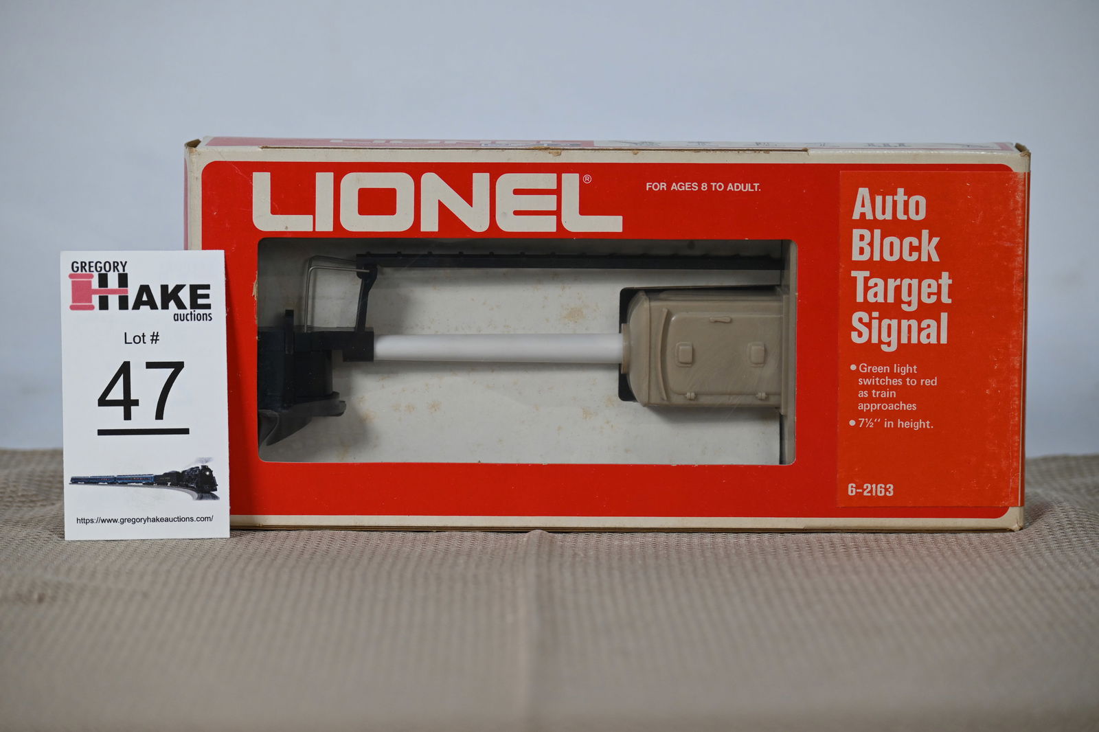 Lionel (MPC) - 2163: (O Gauge) - Auto Block Target Signal w/OB (1 of 2)