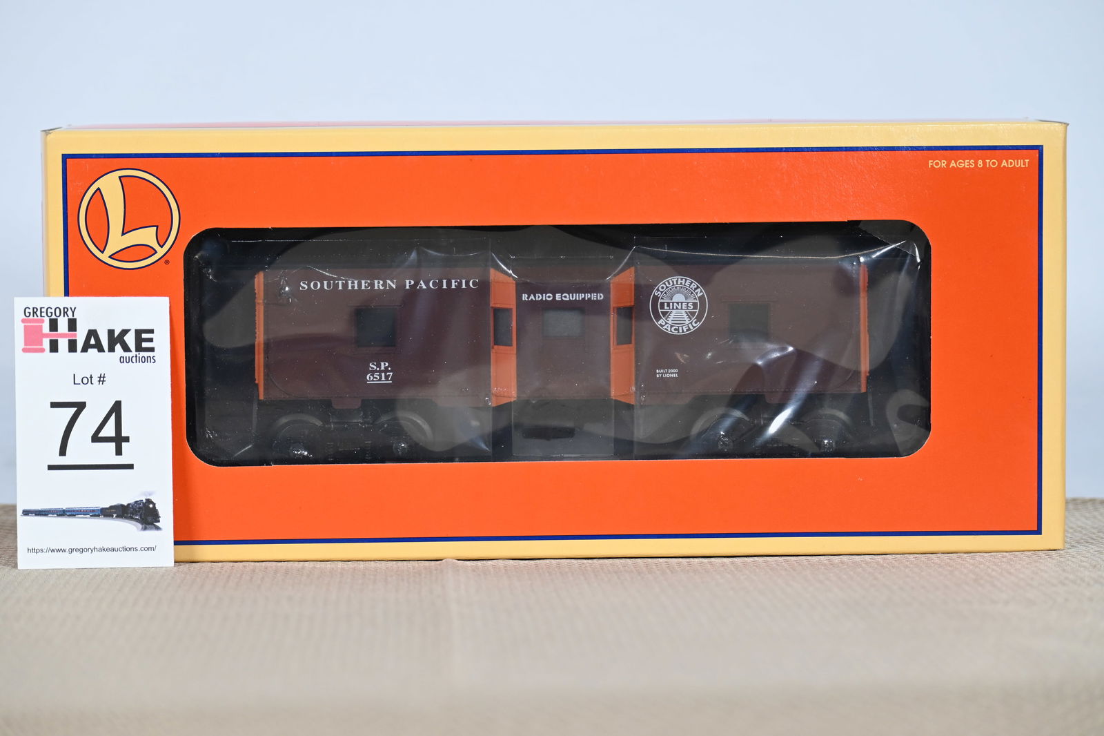 Lionel (LTI) - 19785: (O Gauge) Southern Pacific - Bay Window Caboose, Car No. 6517 w/OB (1 of 2)