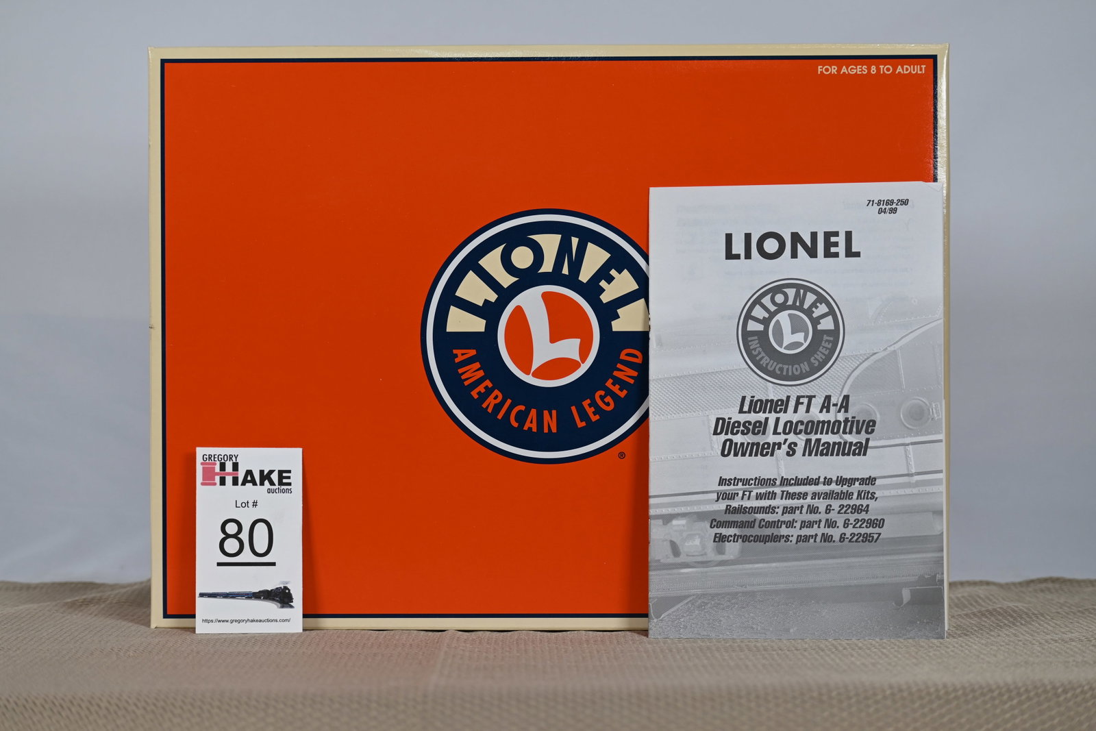 Lionel (LTI) - 18157: (O Gauge) Santa Fe - FT Diesel AA Set w/OB: Lionel (LTI) - 18157: (O Gauge) Santa Fe - FT Diesel AA Set / in Original Box / Condition: C10