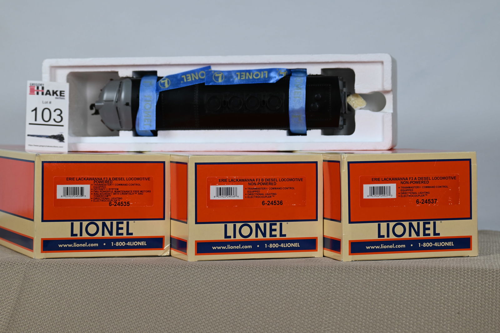 Lionel 6-24534 Erie - Lackawanna F3 "ABA" Diesel Locomotives with Trainmaster Control & Original (1 of 7)