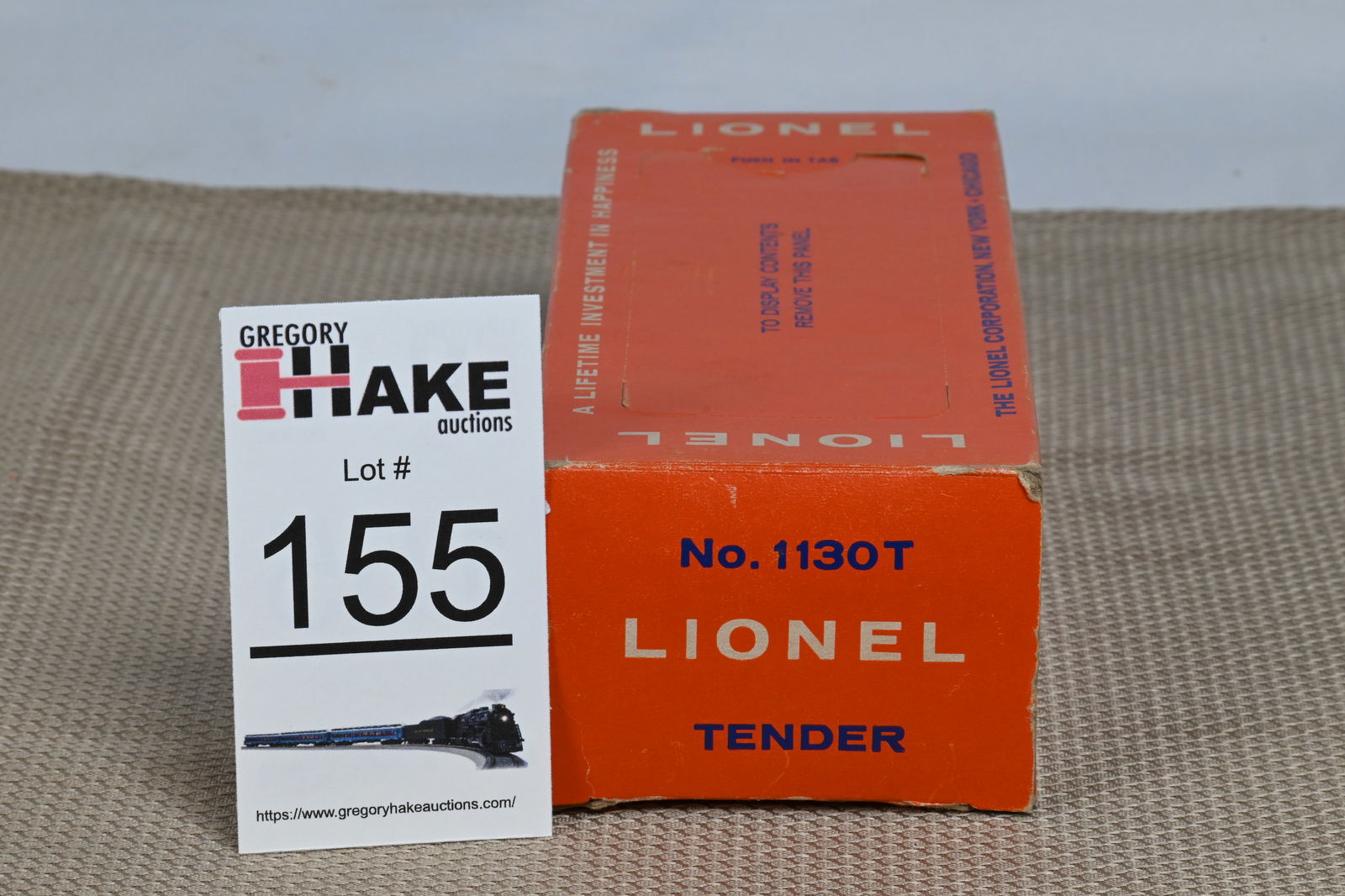 Lionel Postwar 1130T Tender Empty Original Box (1 of 4)