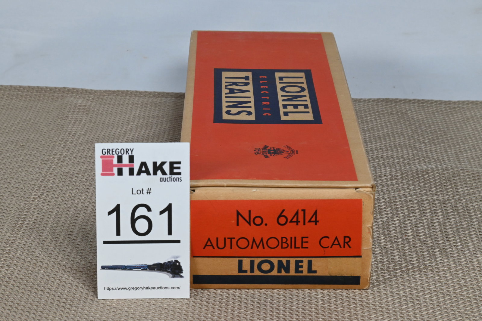 Lionel Postwar 6414 Automobile Car Empty Original Box (1 of 4)