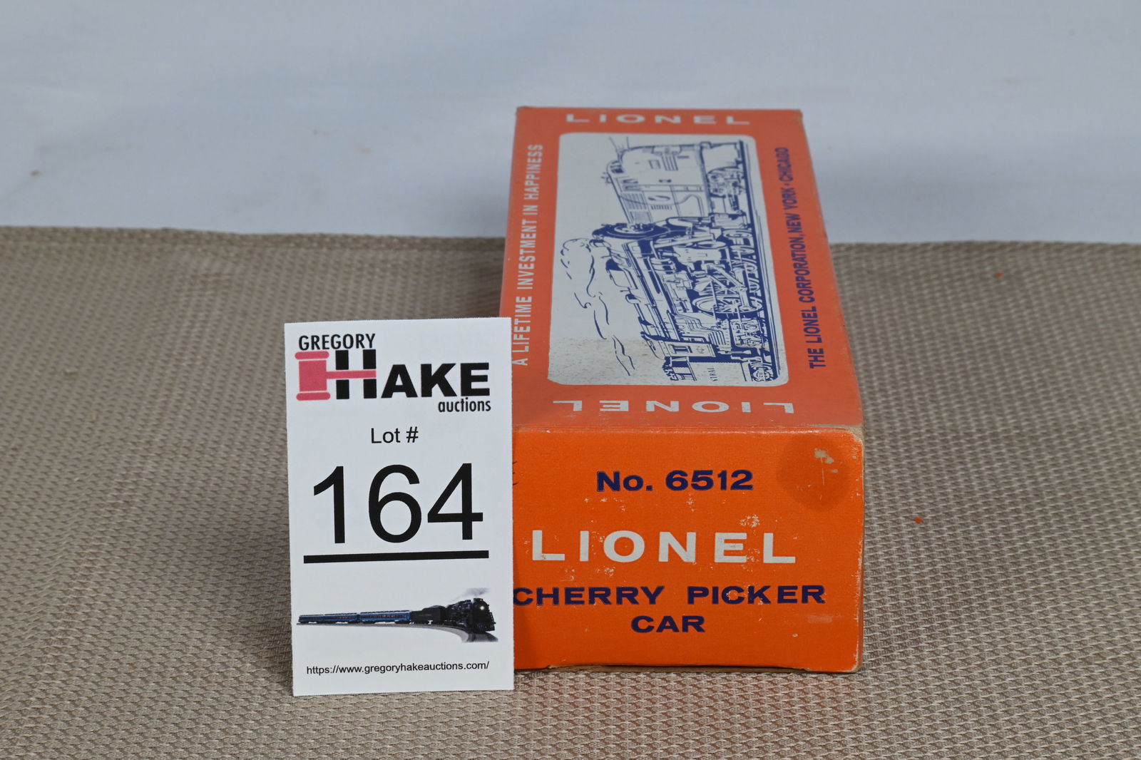 Lionel Postwar 6512 Cherry Picker Car Empty Original Box (1 of 4)
