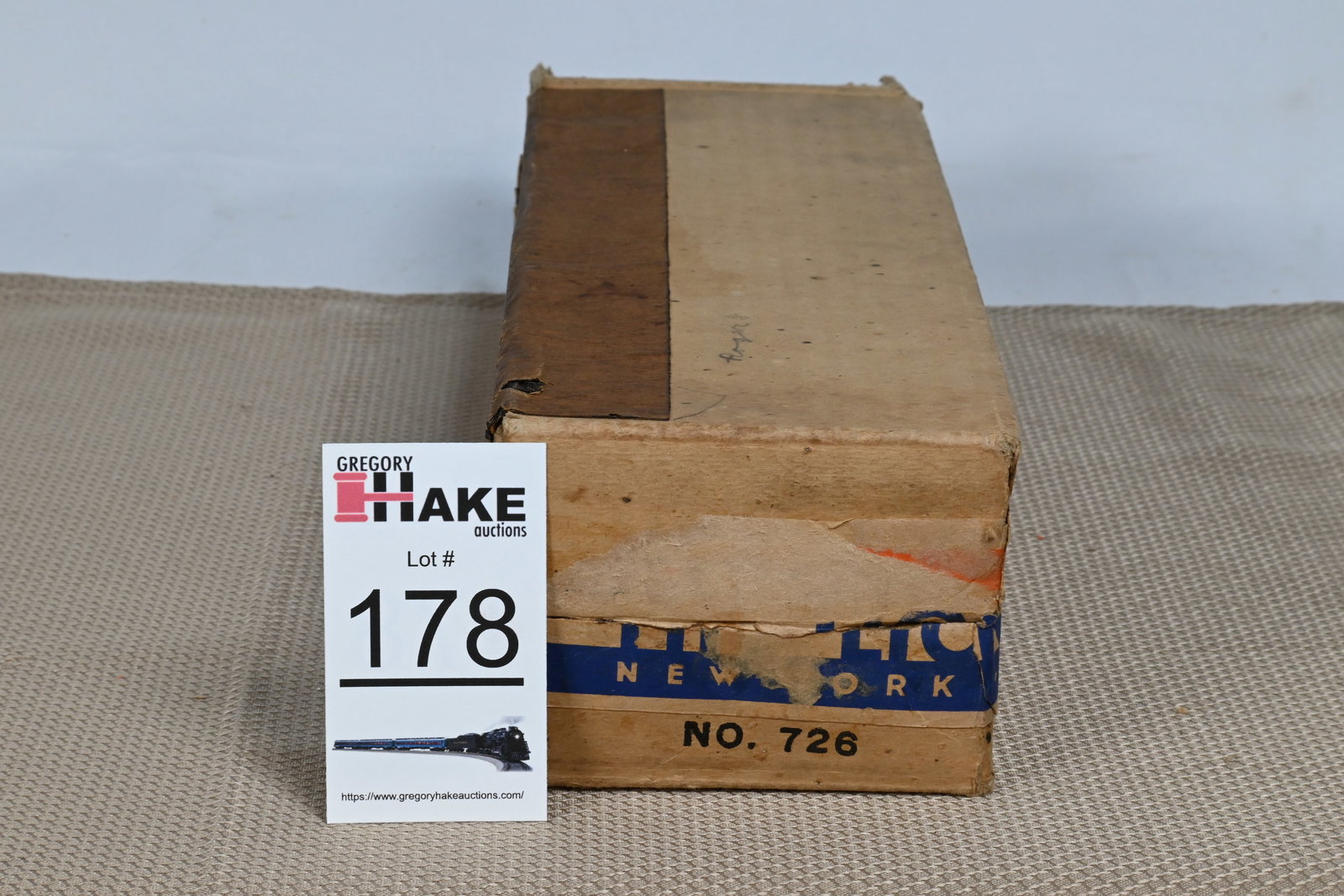 Desirable 1946 Lionel Postwar 726 Steam Locomotive Empty Original Box (1 of 4)