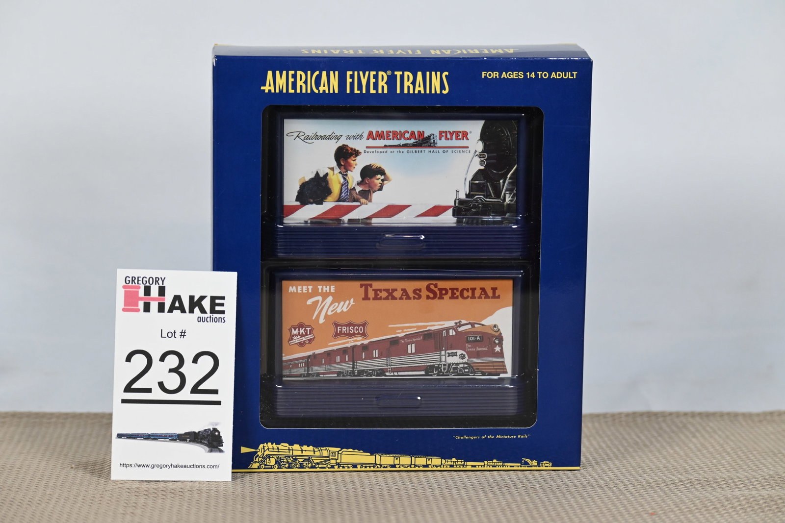 American Flyer 6-49861 Classic Billboard Set w/ OB: American Flyer 6-49861 Classic Billboard Set w/ OB - C10
