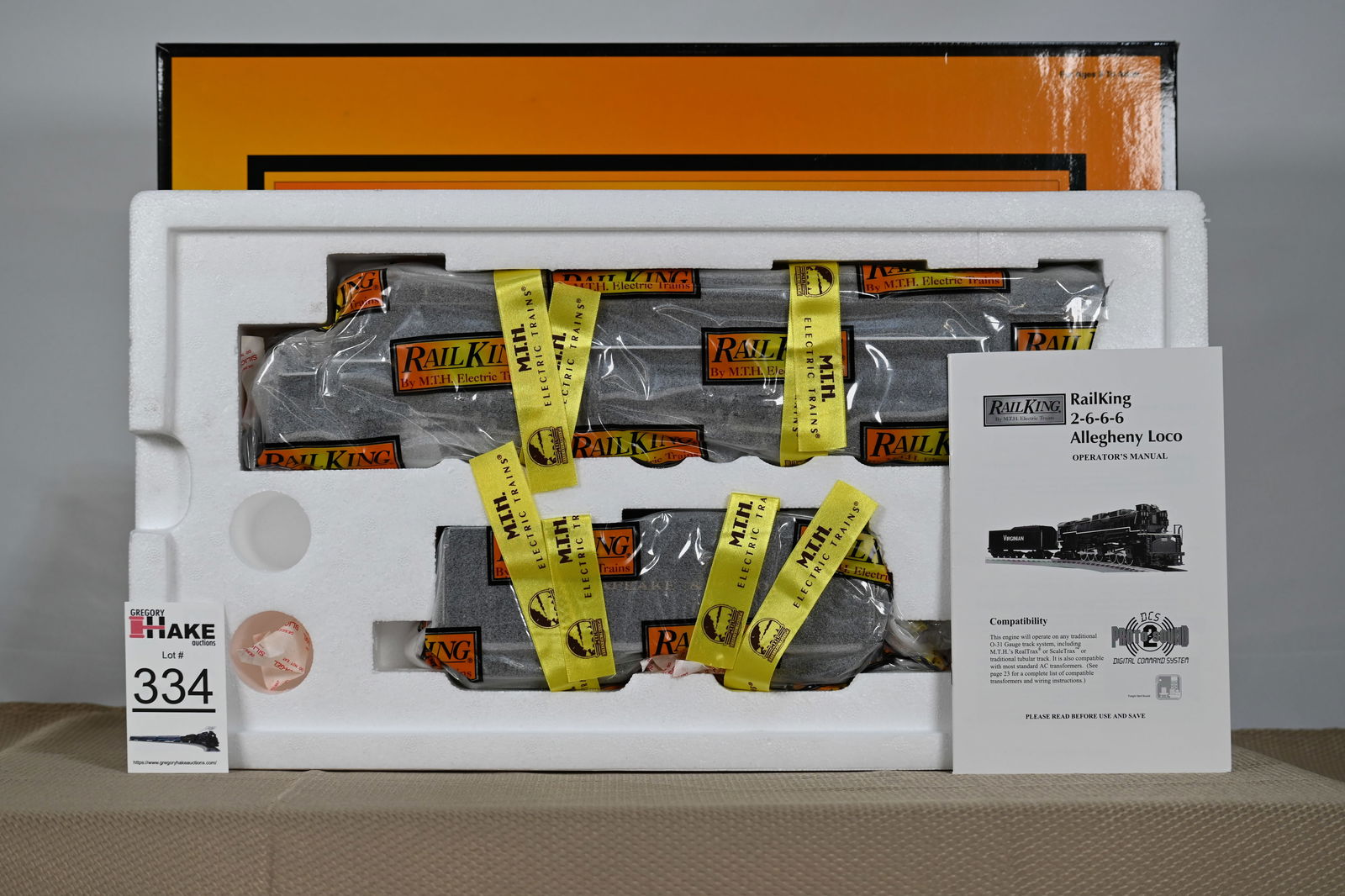 MTH (RailKing) - 30-1218-1: (O Gauge) Chesapeake & Ohio - 2-6-6-6 Allegheny Steam Engine - With: MTH (RailKing) - 30-1218-1: (O Gauge) Chesapeake & Ohio - 2-6-6-6 Allegheny Steam Engine - With Proto-Sound 2.0 w/OB - C10